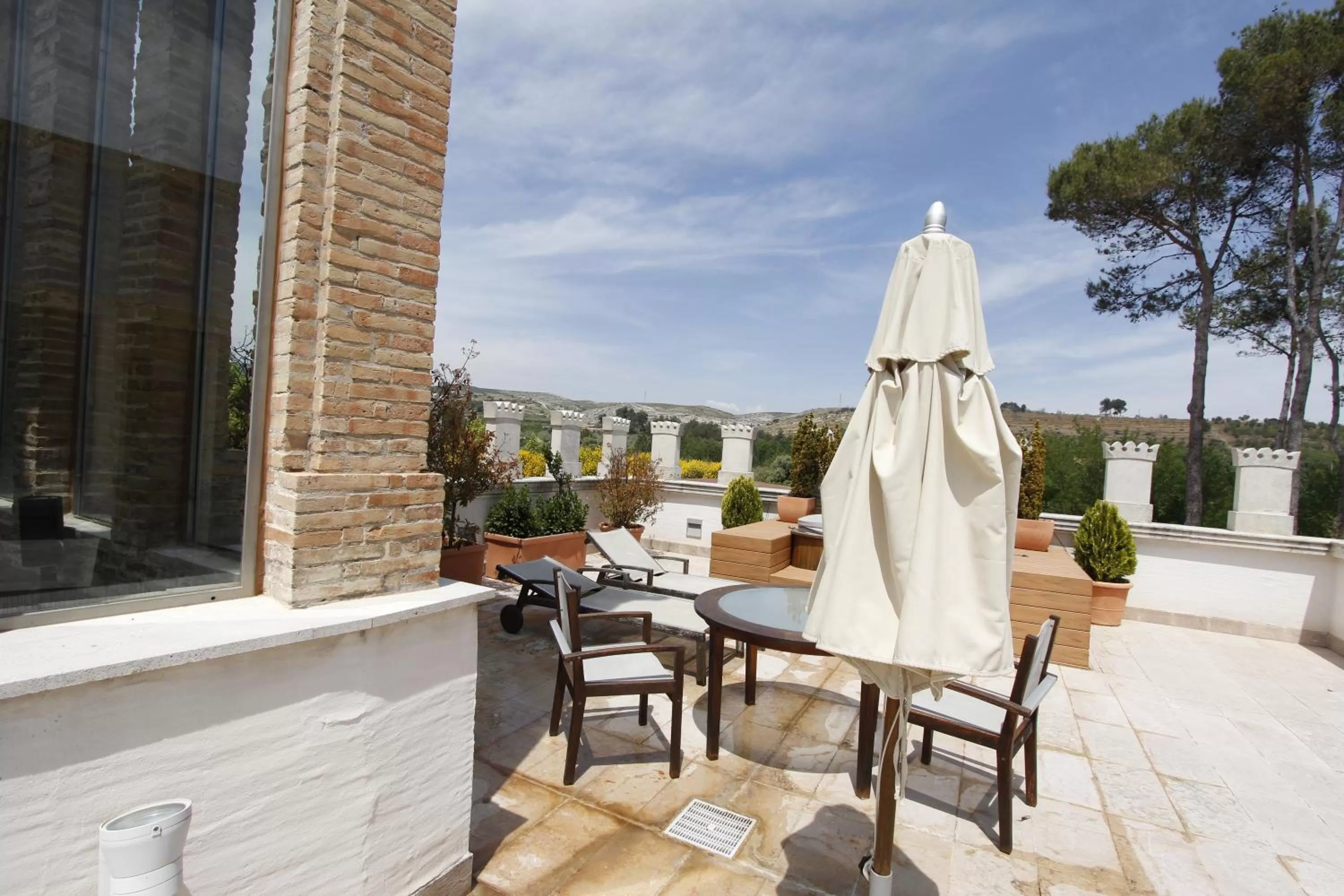 Patio in Hotel Ferrero - Singular's Hotels