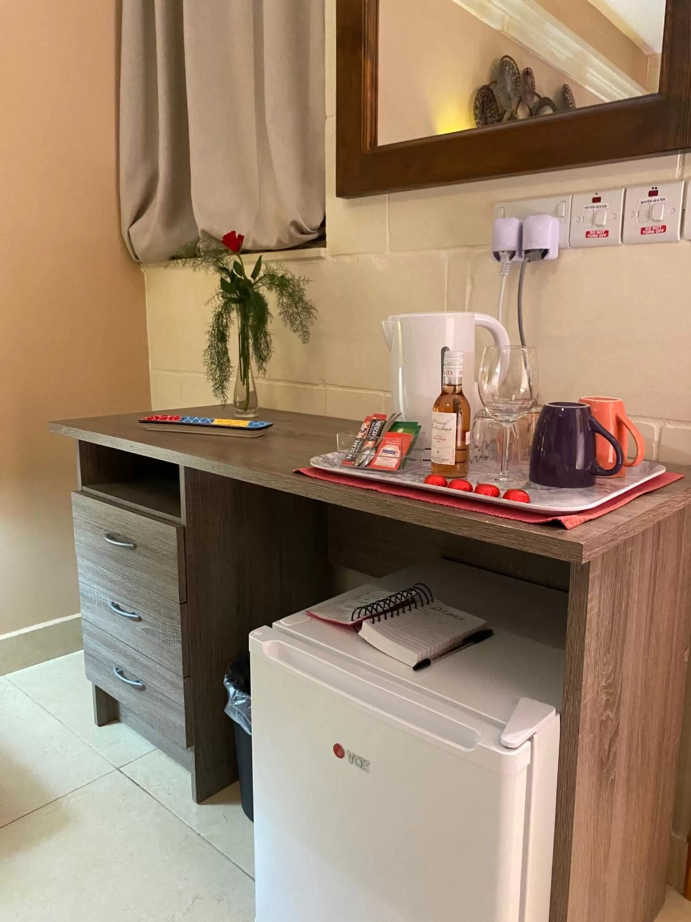 minibar in Ta’ Giljan B&B Gozo