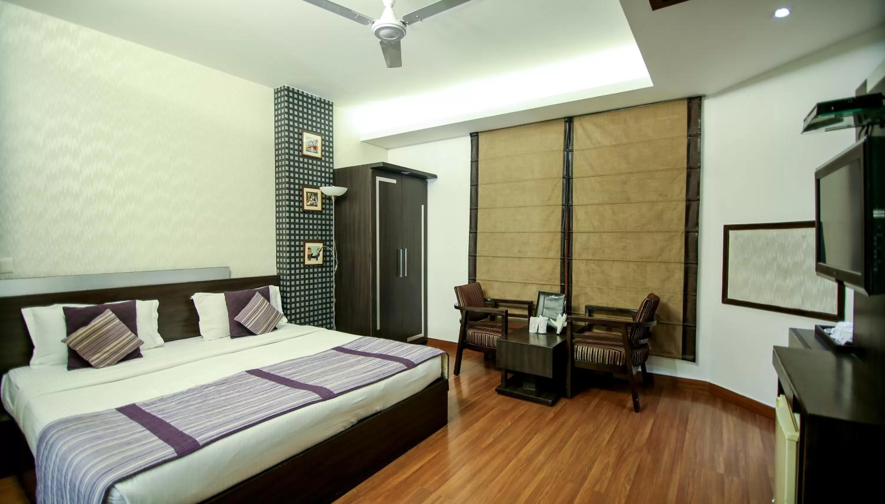 Bedroom, Bed in Hotel The Prime Balaji Deluxe, City Centre, With Free Airport Pickup