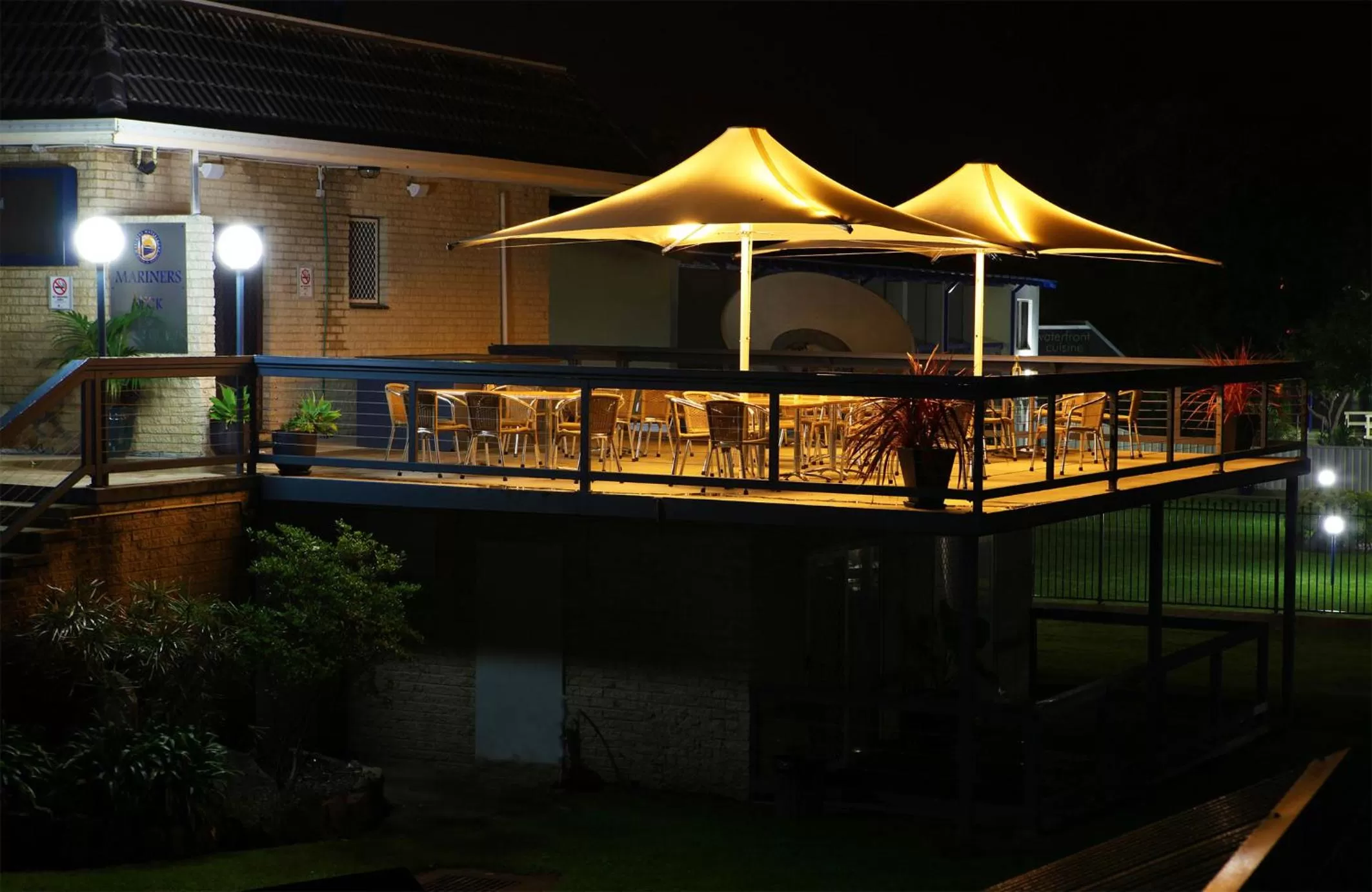 Decorative detail in Mariners on the Waterfront