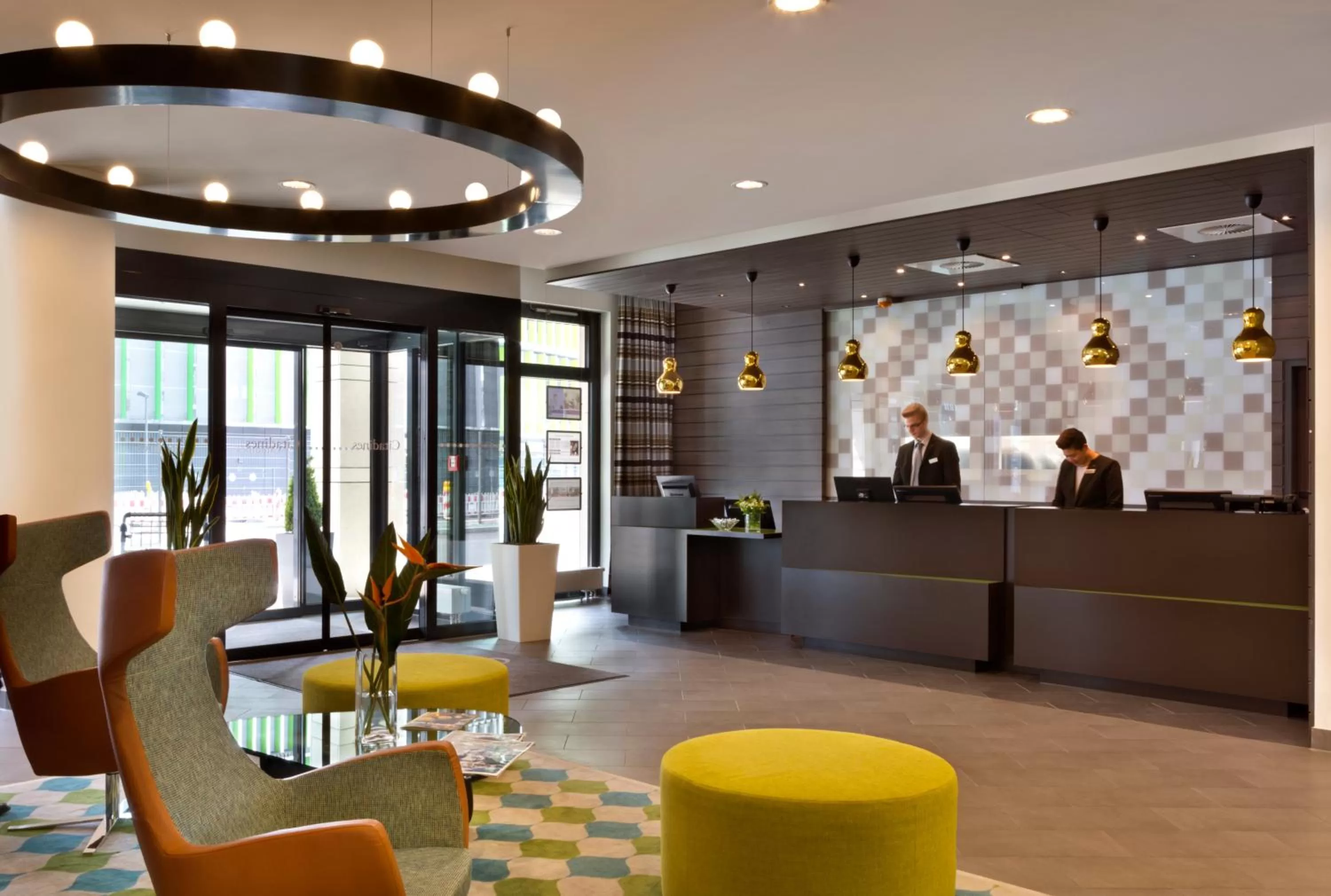 Lobby or reception in Citadines City Centre Frankfurt