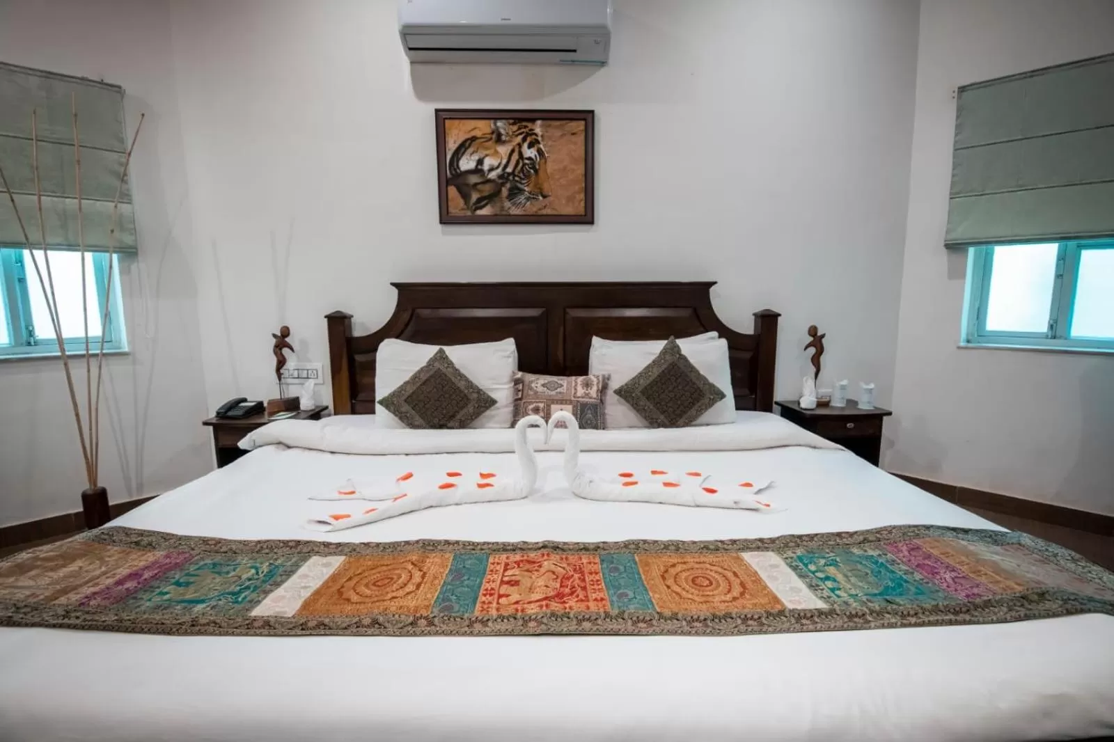 Bed in The Fern Ranthambore Forest Resort Rajasthan