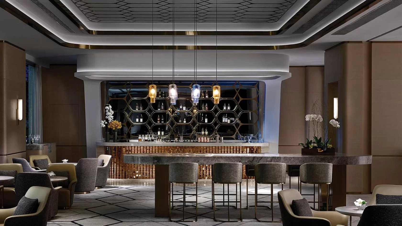 Lounge or bar in Cordis, Beijing Capital Airport By Langham Hospitality Group