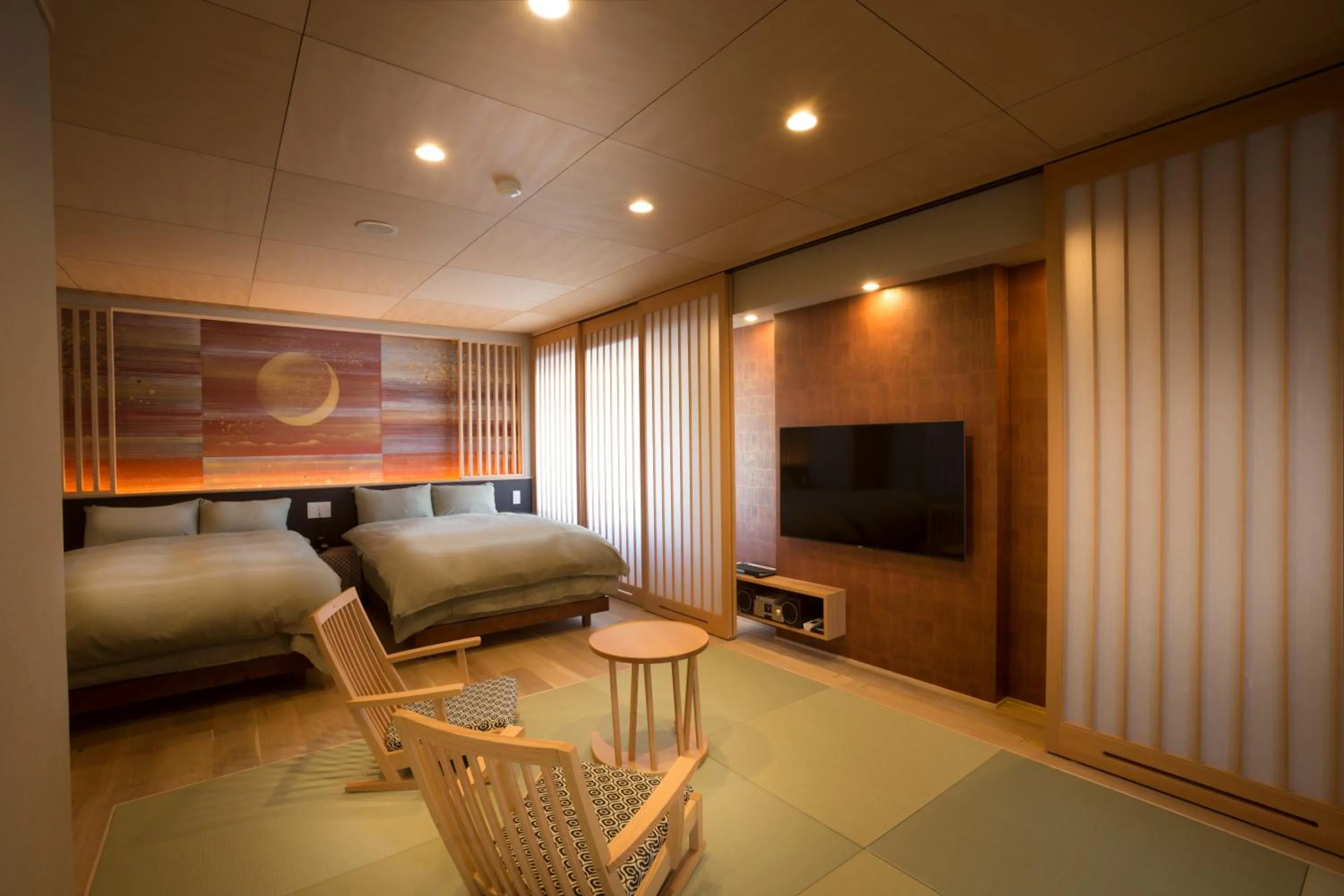 Photo of the whole room, Bed in Sakaeya