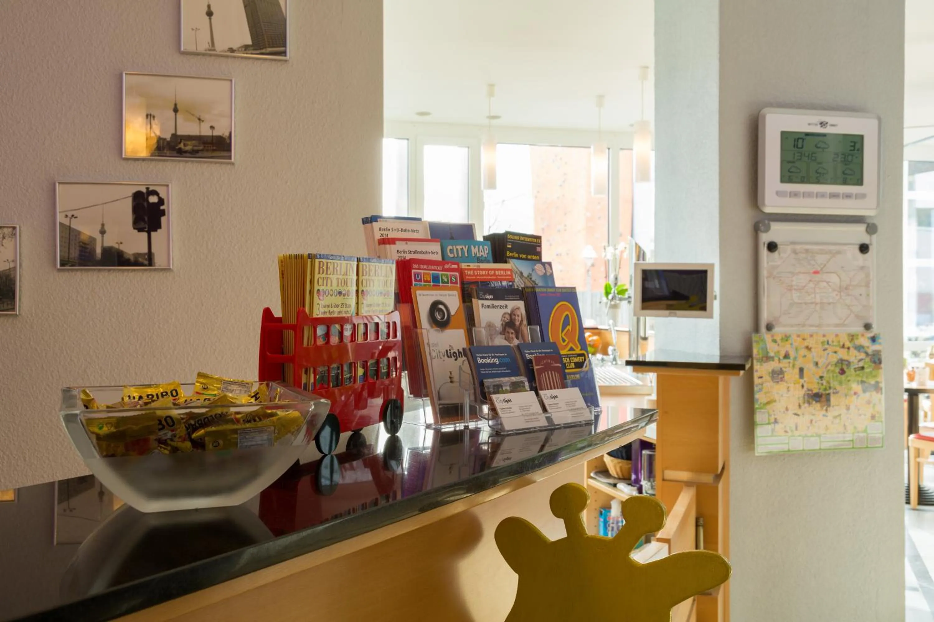 Lobby or reception in Familienhotel Citylight