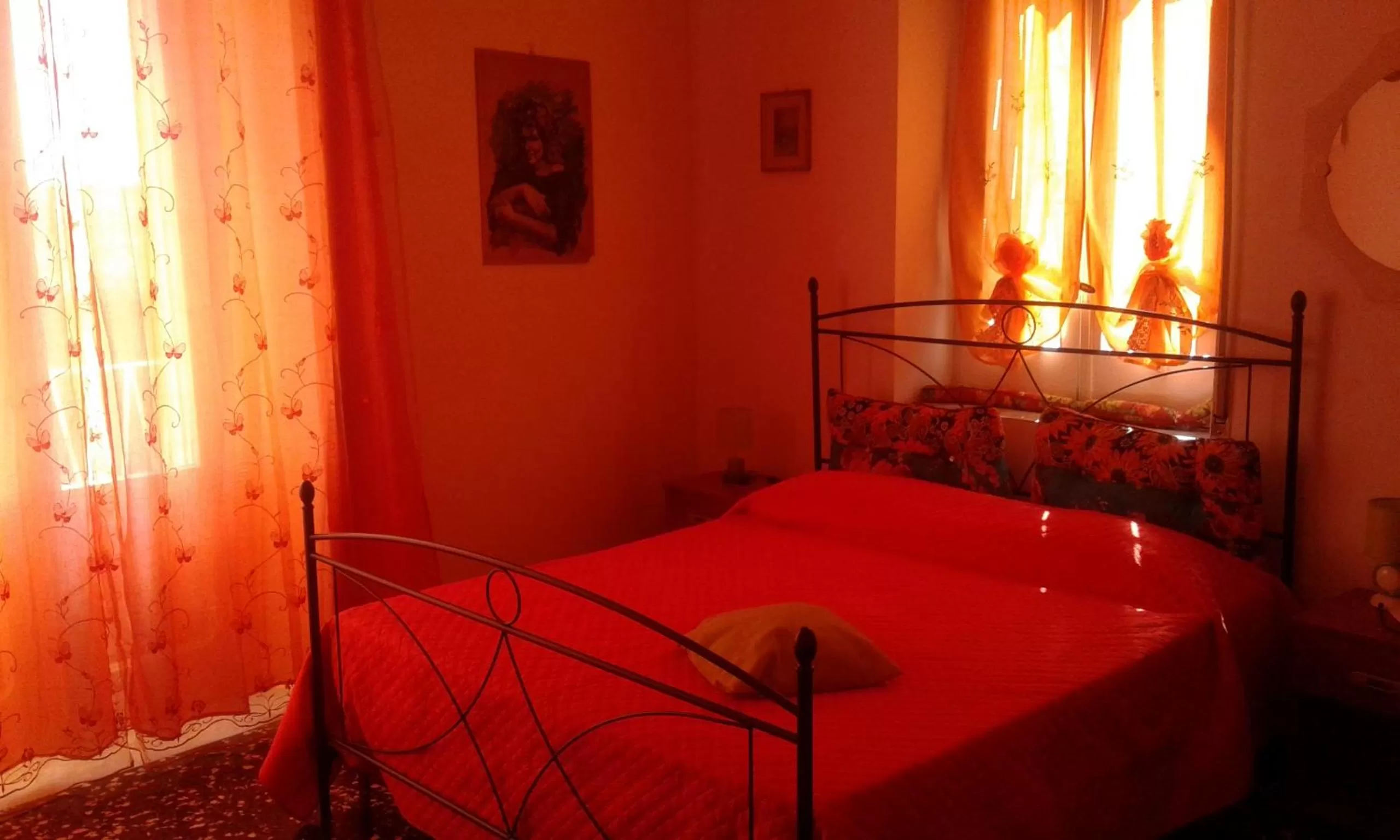 Bed in Casamuseo del Risorgimento