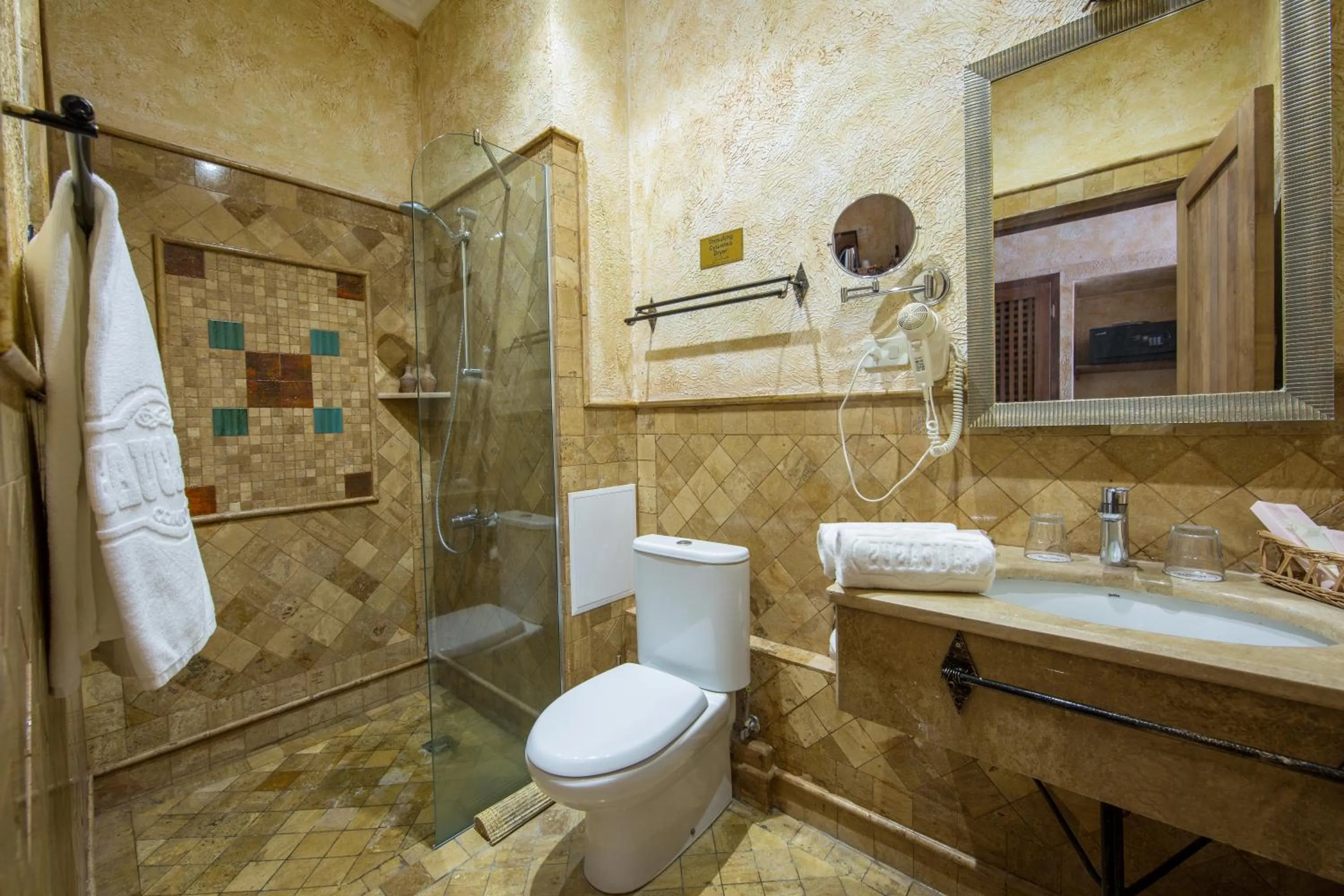 Bathroom in Caucasus Hotel