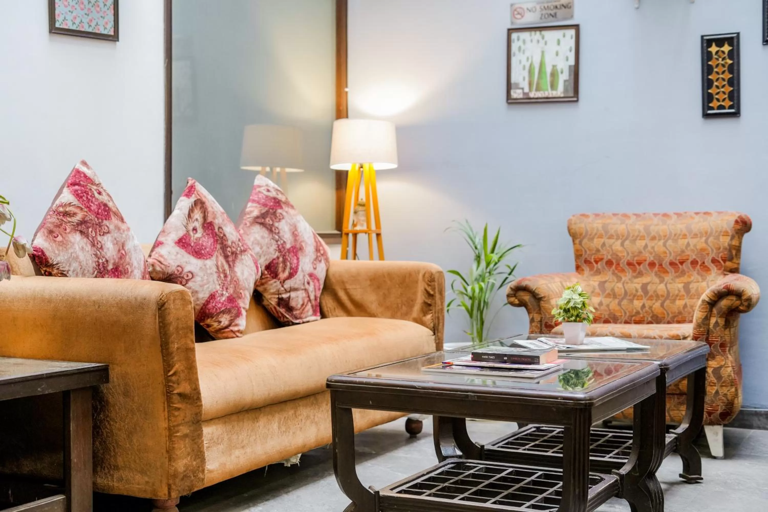 Seating area in Hotel Seven- Center of City Chandigarh