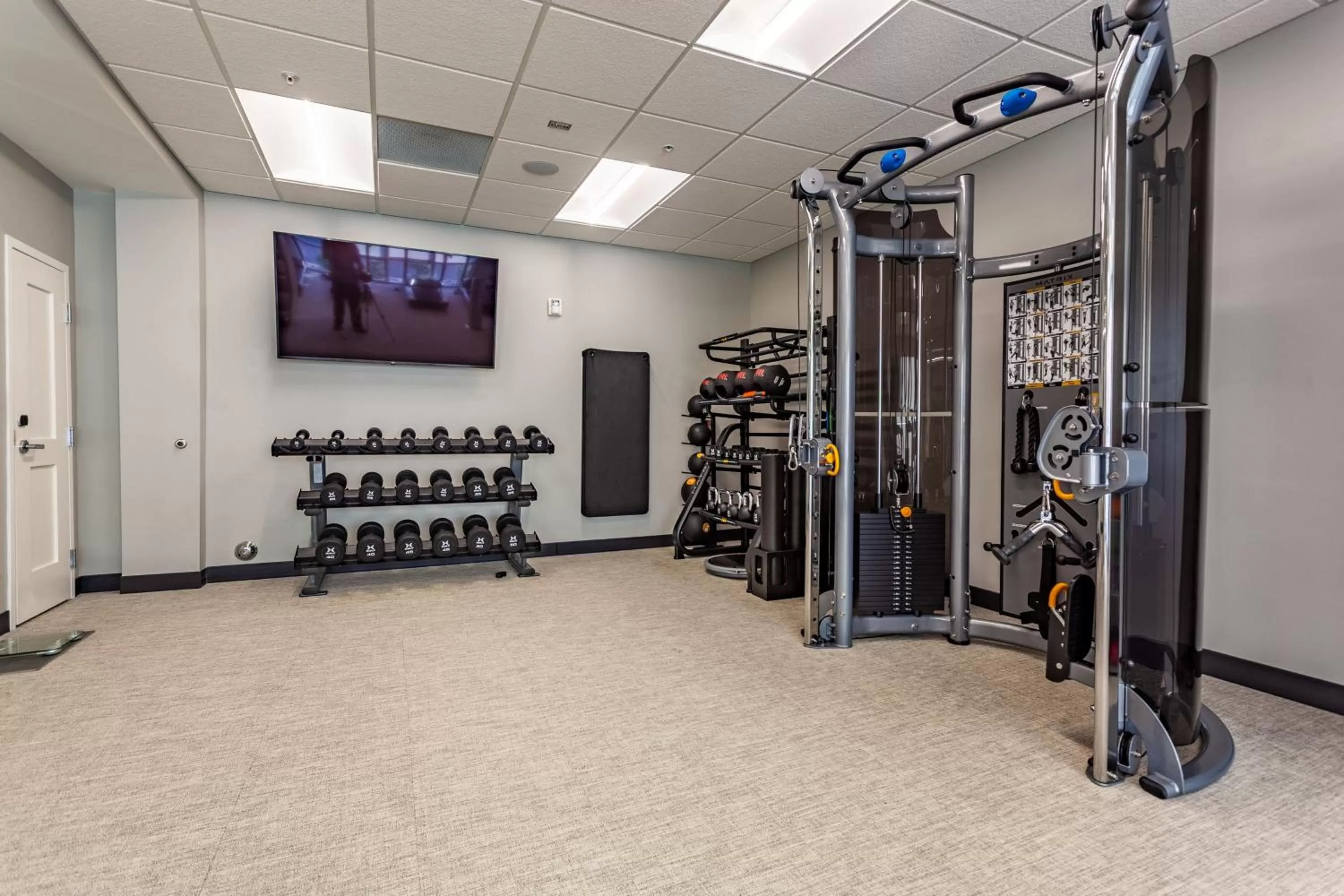 Fitness centre/facilities in TownePlace Suites by Marriott Raleigh - University Area