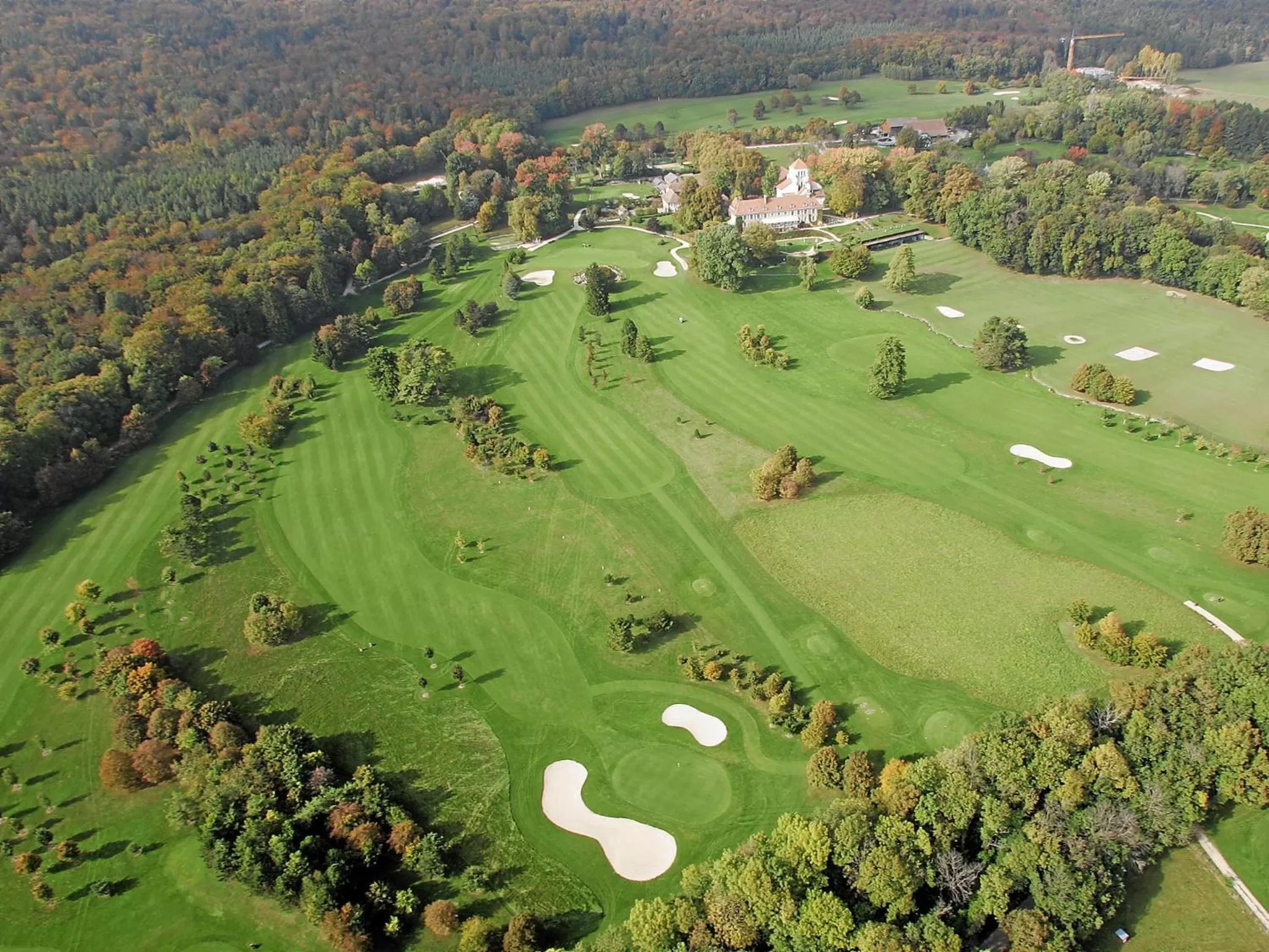 Golfcourse in Château de Bonmont