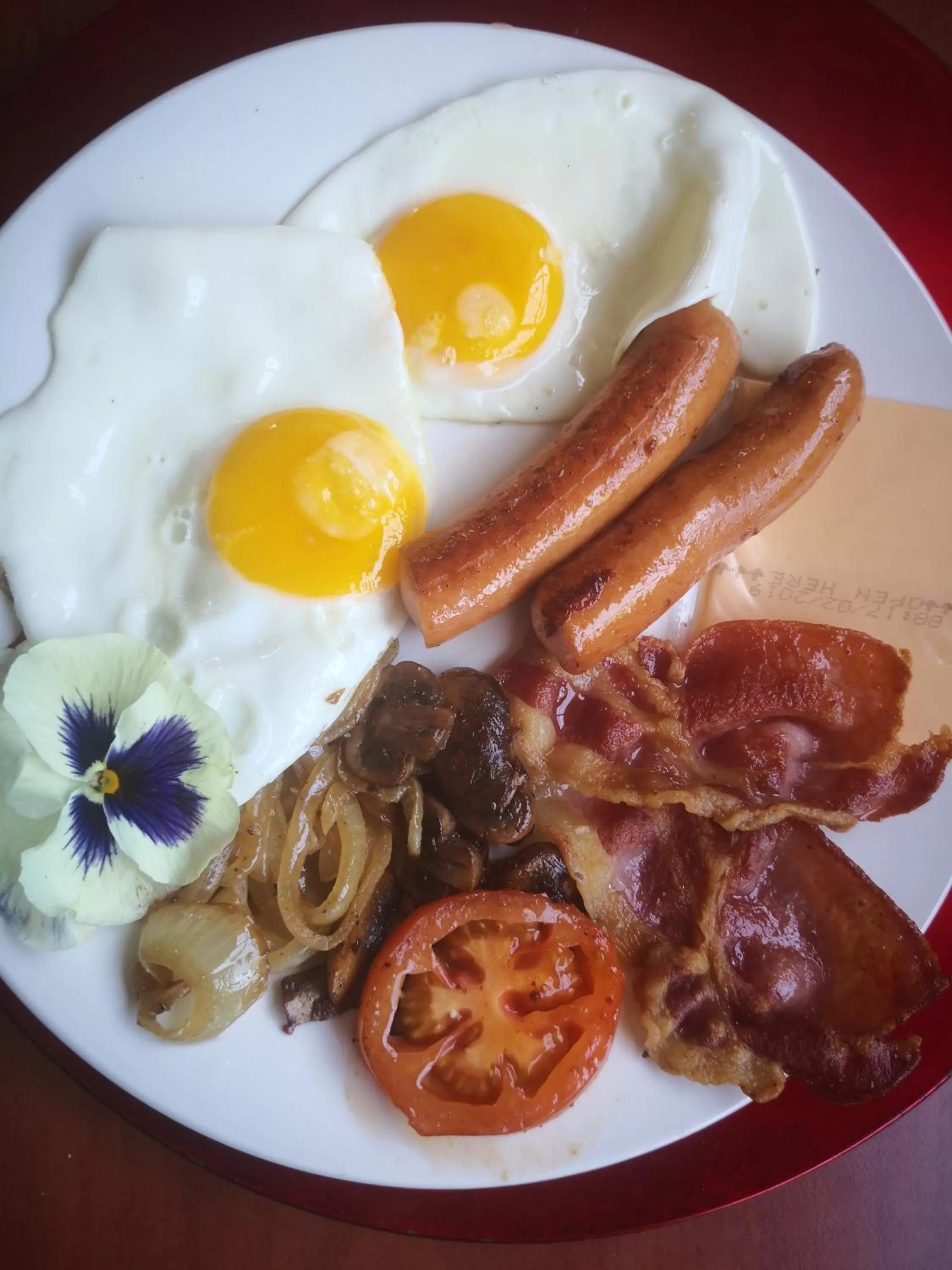 English/Irish breakfast in 3 Brothers B&B
