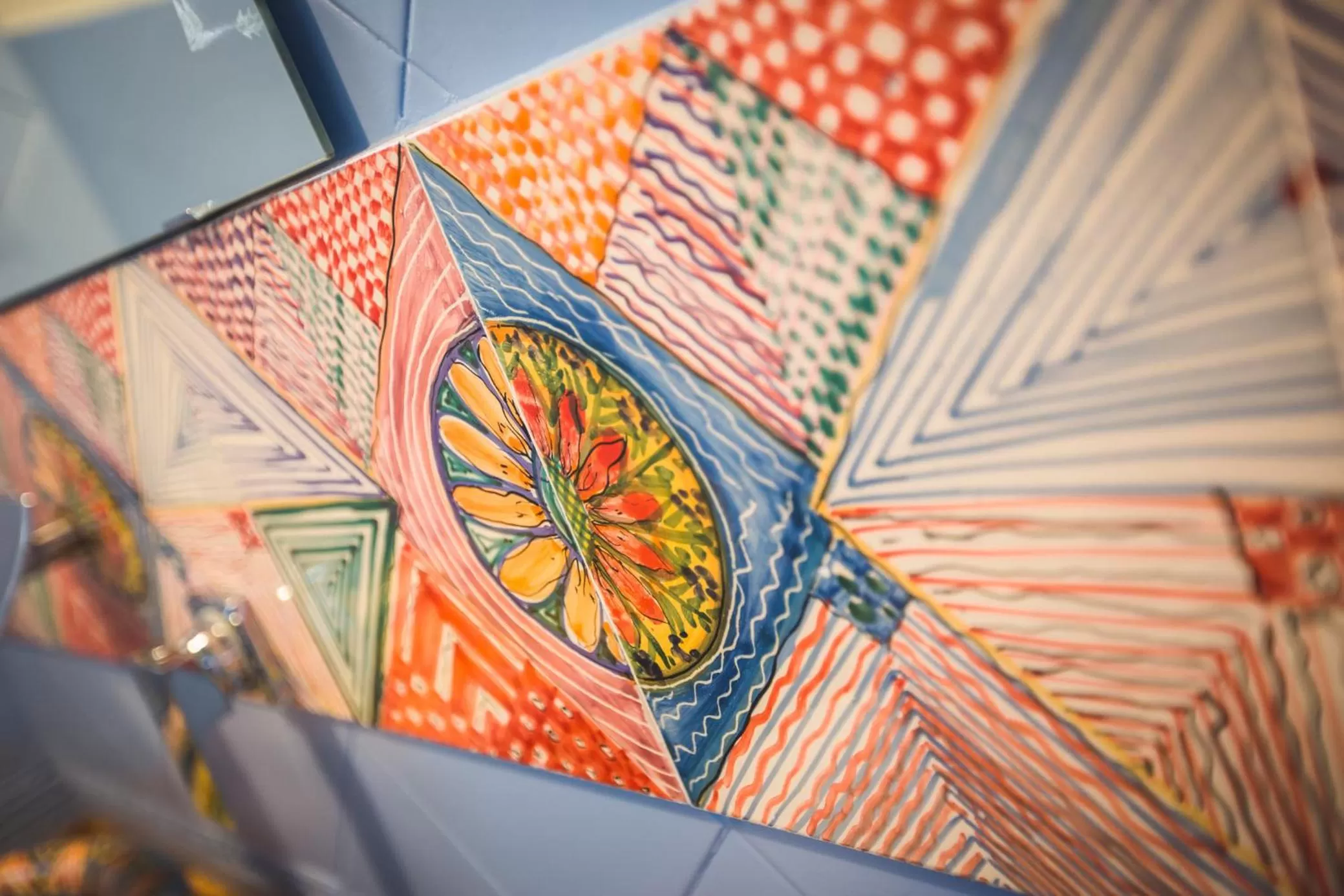 Decorative detail in B&B Le Ferule