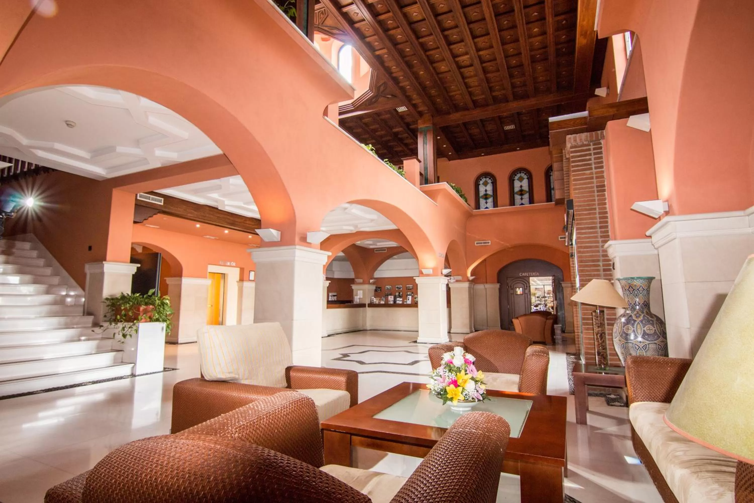 Lobby or reception in Hotel Abades Guadix