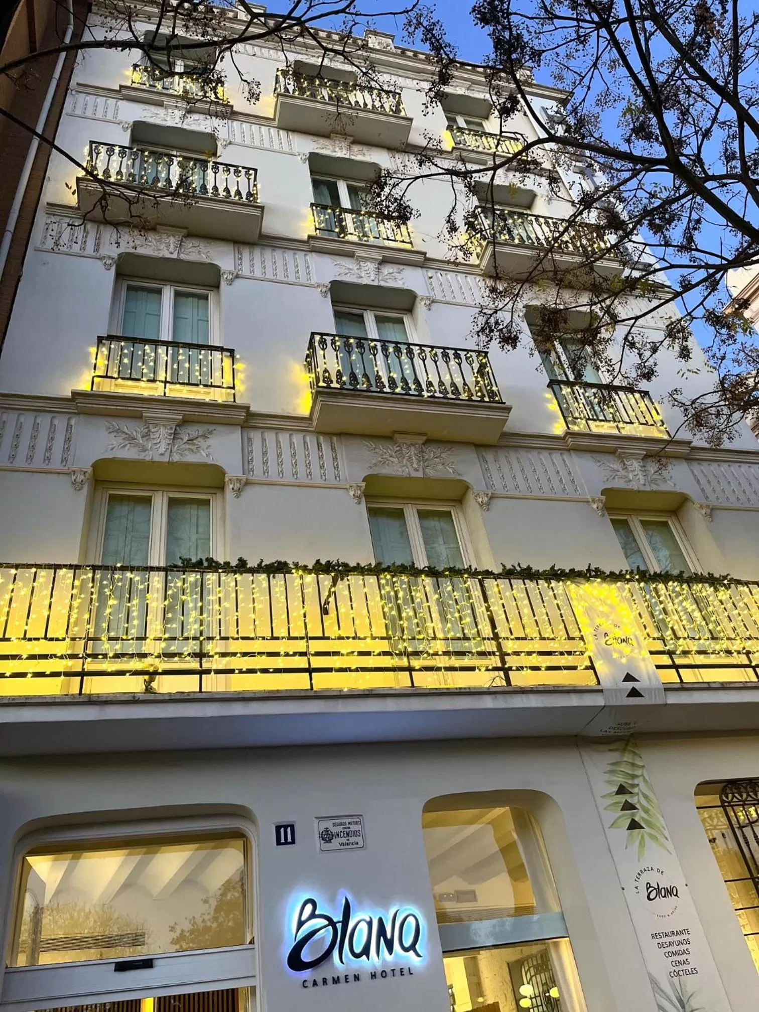 Facade/entrance in Blanq Carmen Hotel