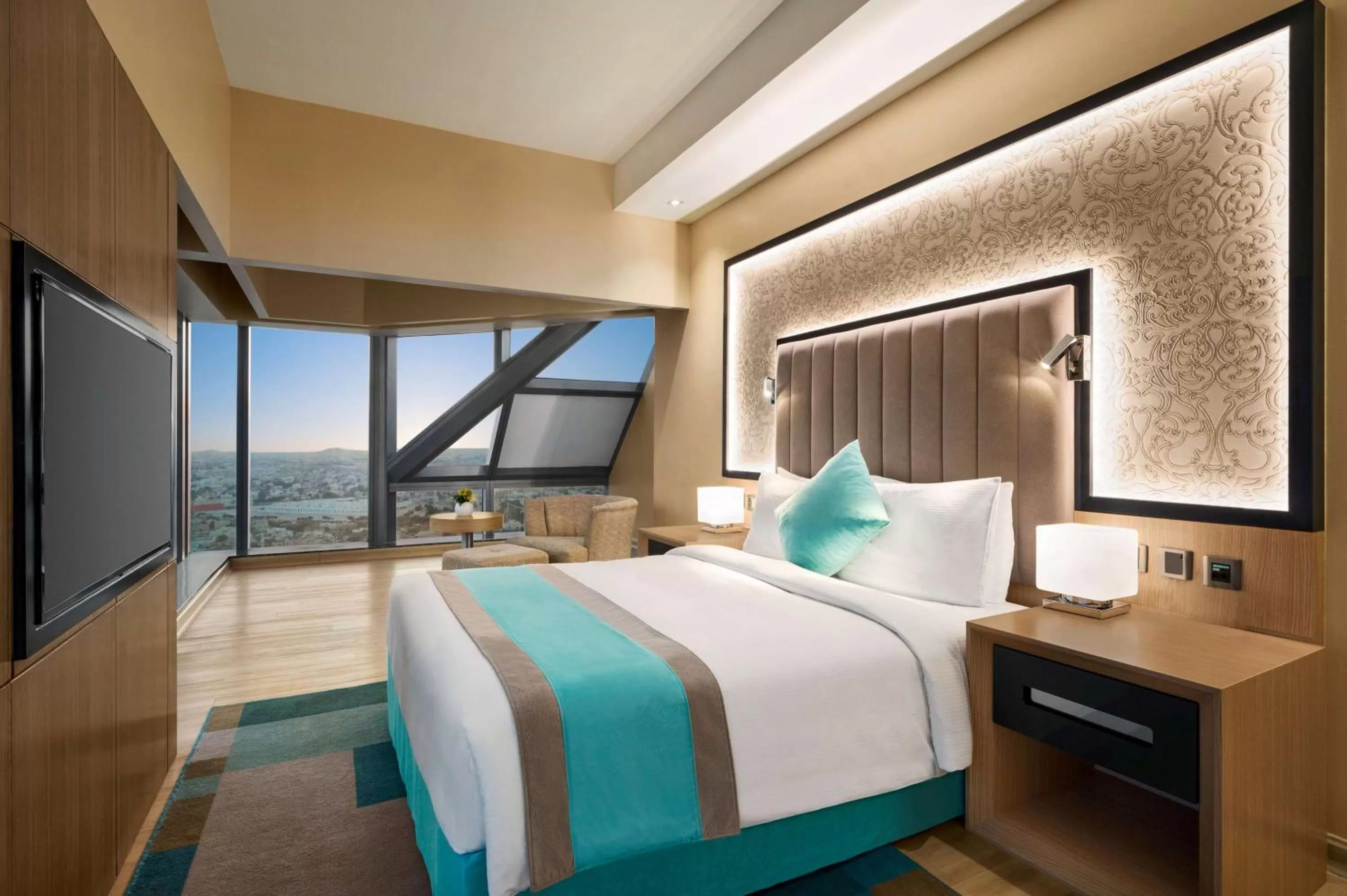 Photo of the whole room, Bed in Wyndham Doha West Bay