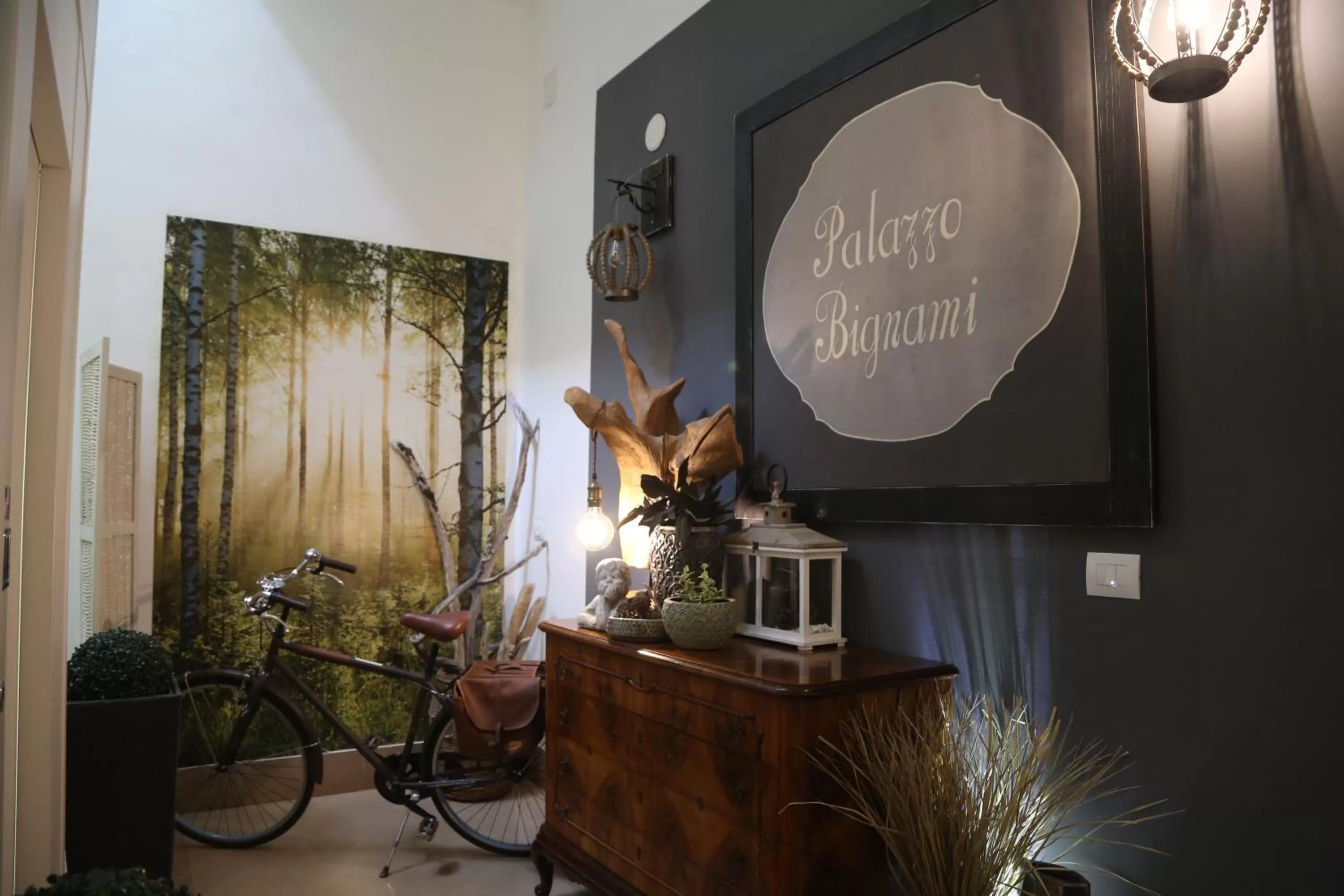 Lobby or reception in Palazzo Bignami