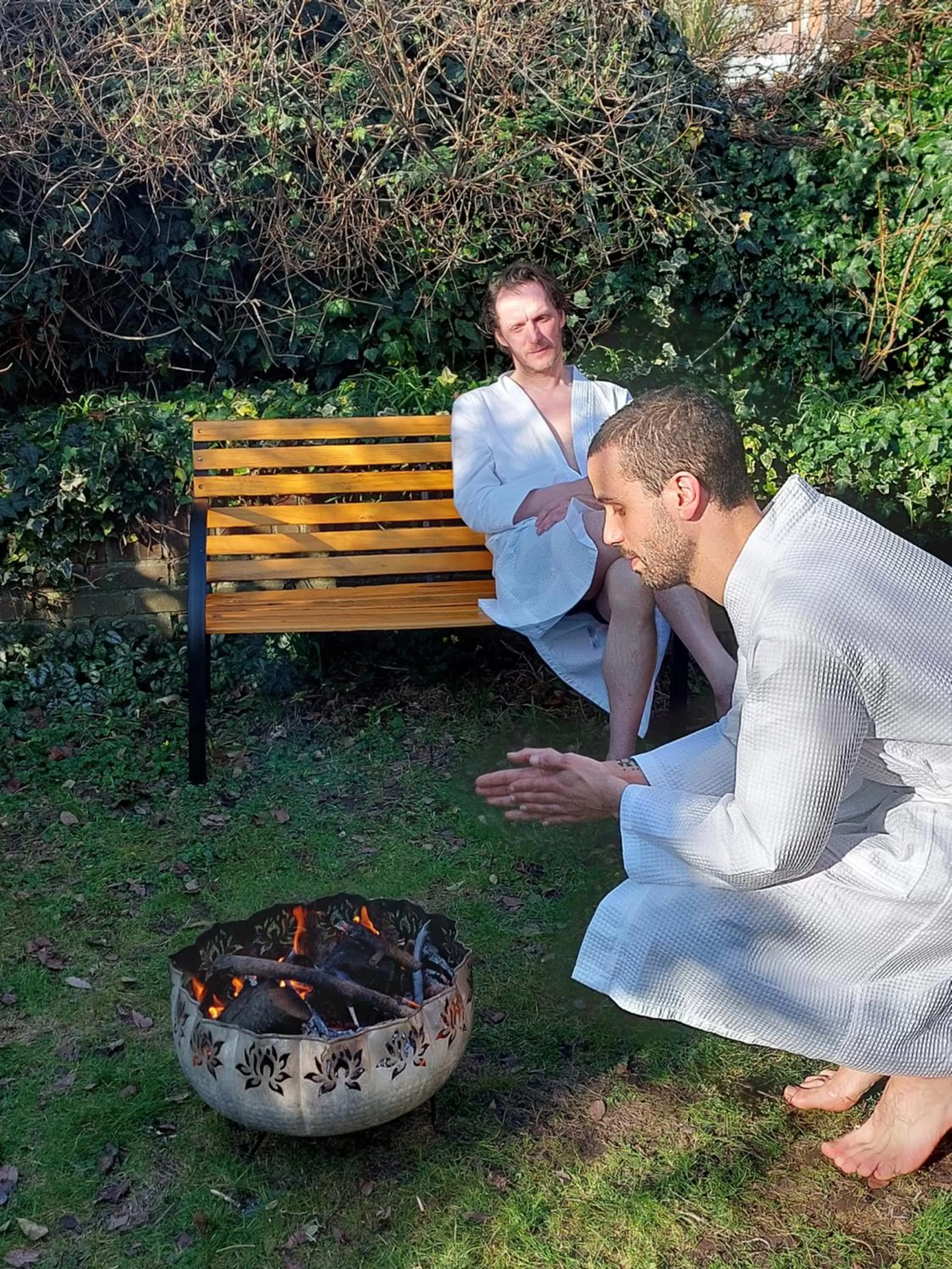 Sauna in Pilgrims of the Goddess