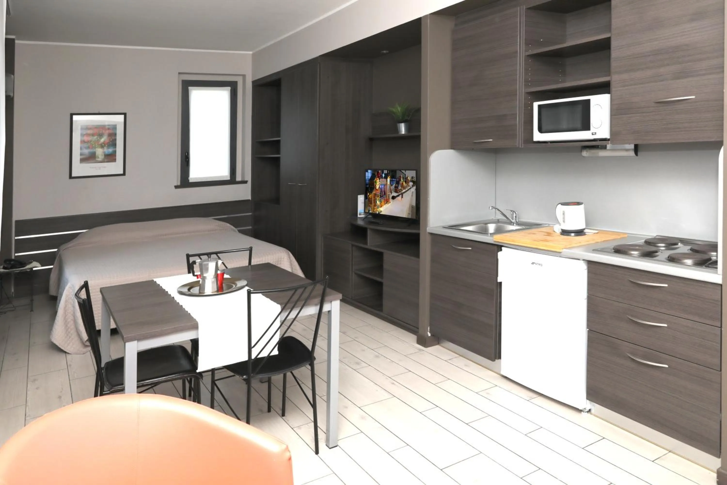 Kitchen or kitchenette in Hotel Residence Aurora