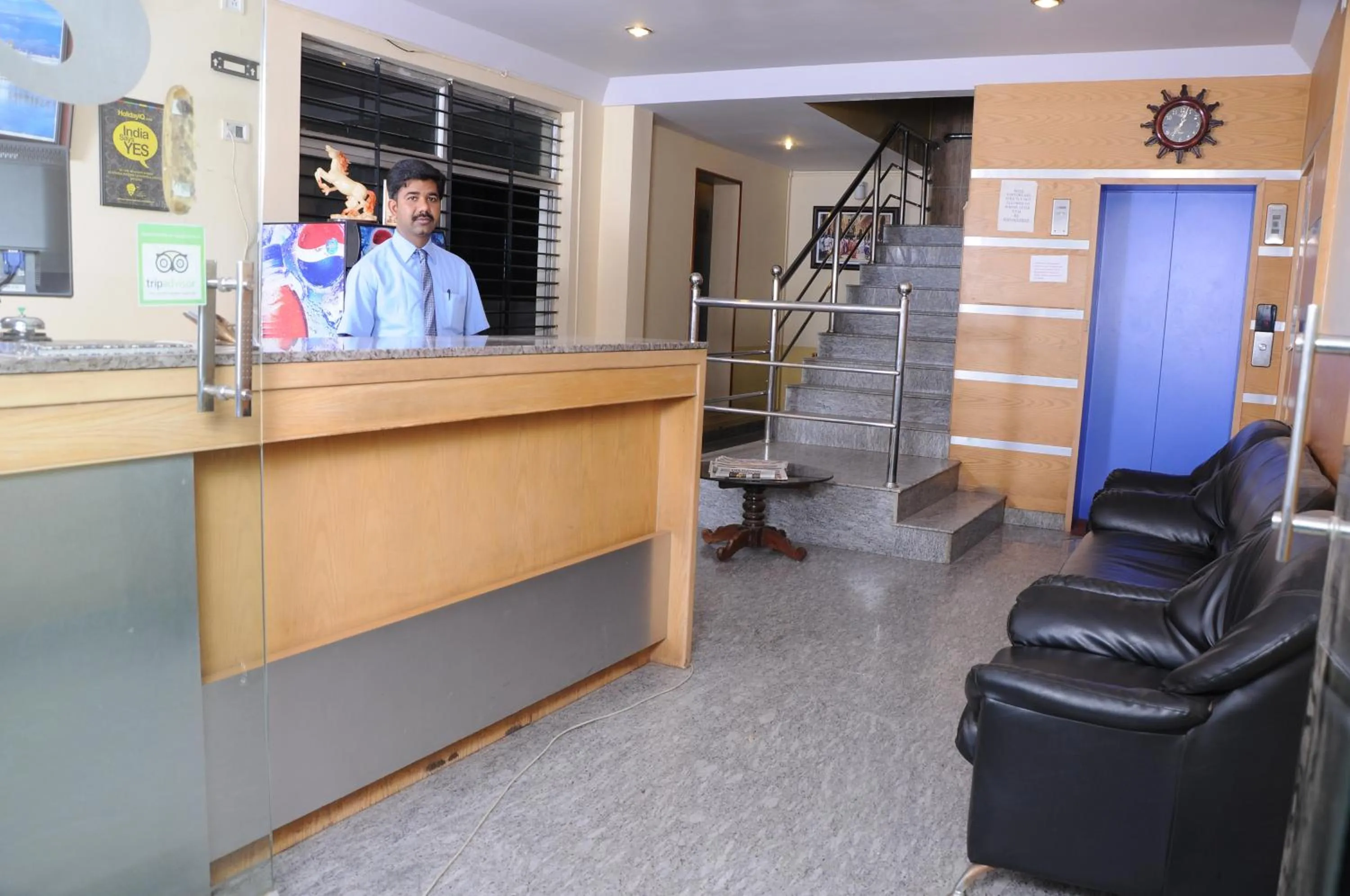 Lobby or reception in Suvarna Residency