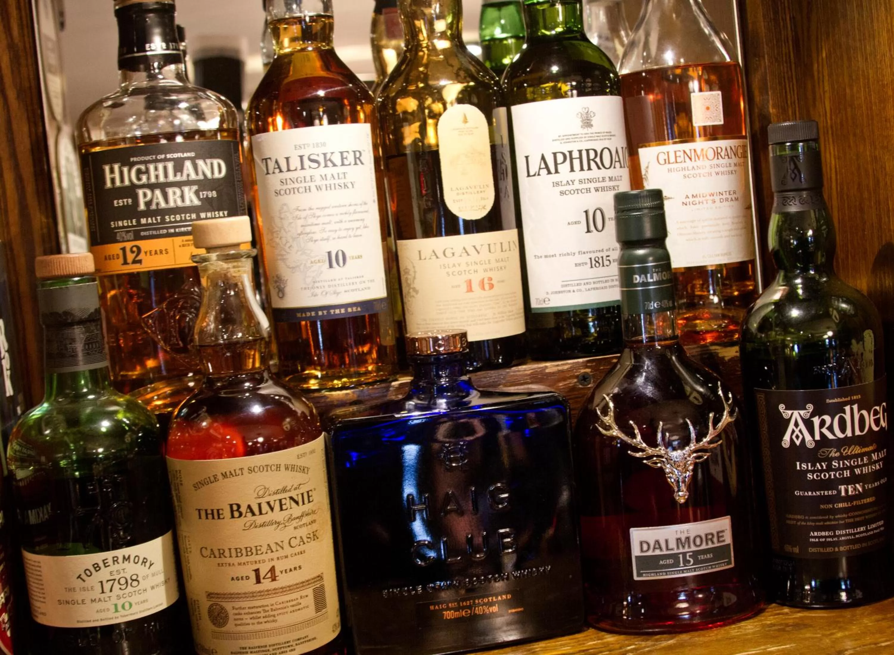 Alcoholic drinks, Drinks in The Fleece Inn