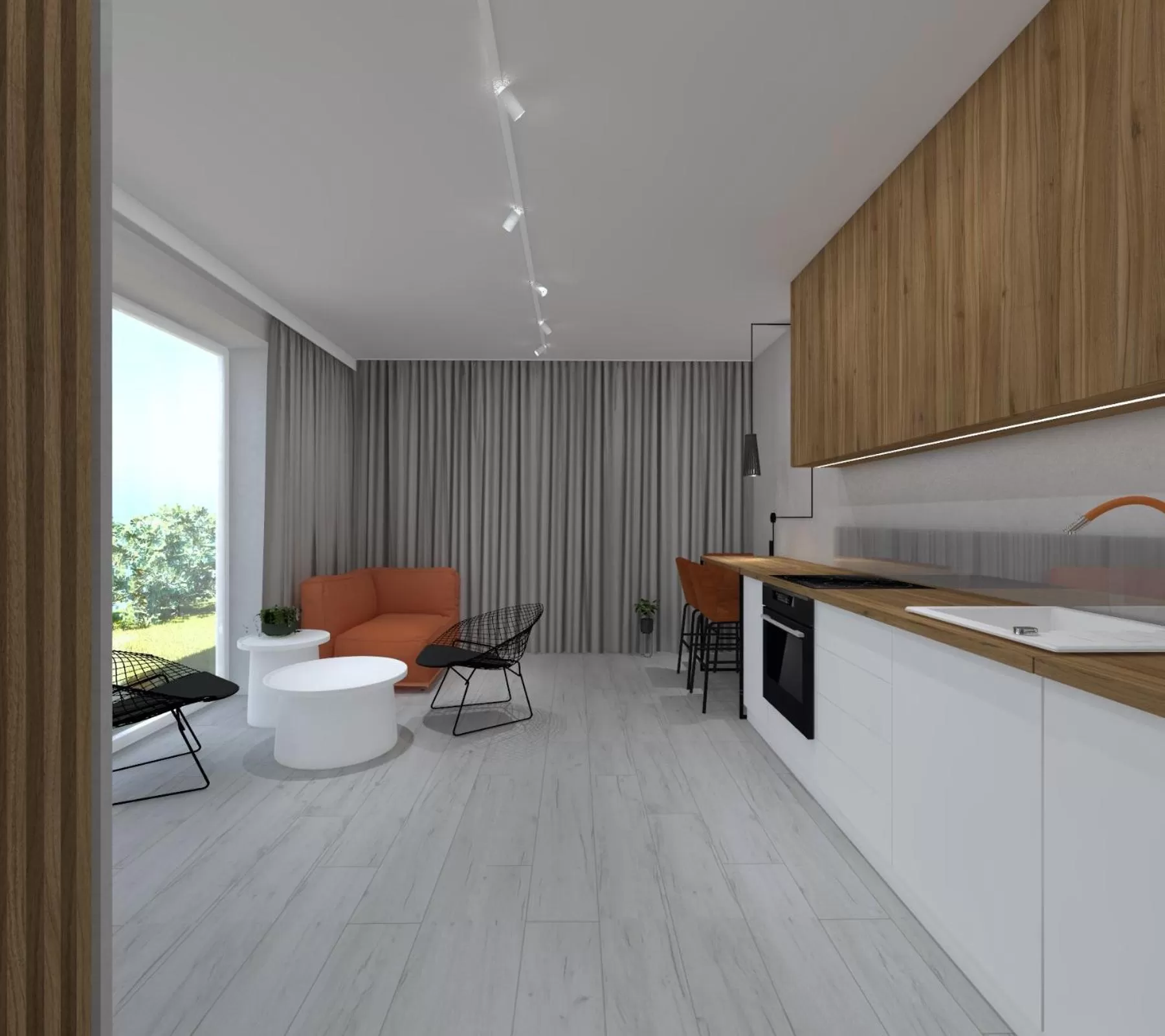 Kitchen or kitchenette in Stylowe Apartamenty Plewiska