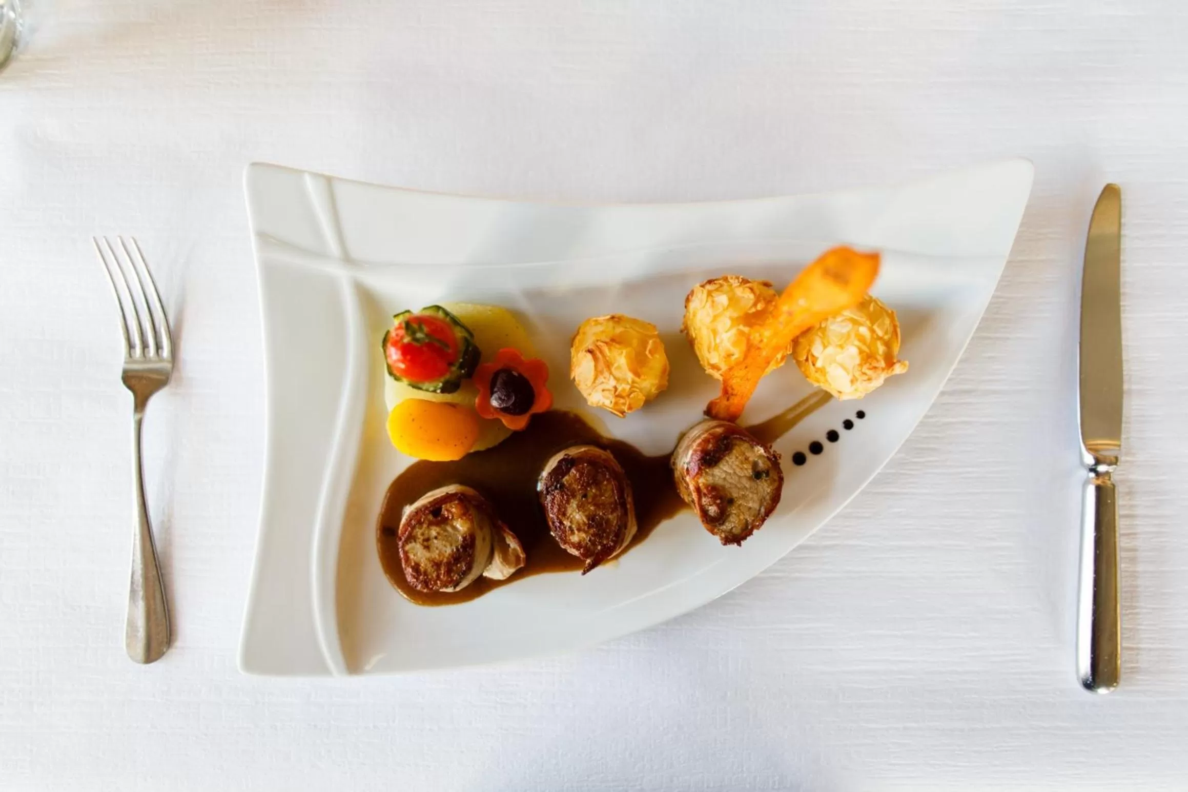 Food close-up in Hotel Bleichibeiz