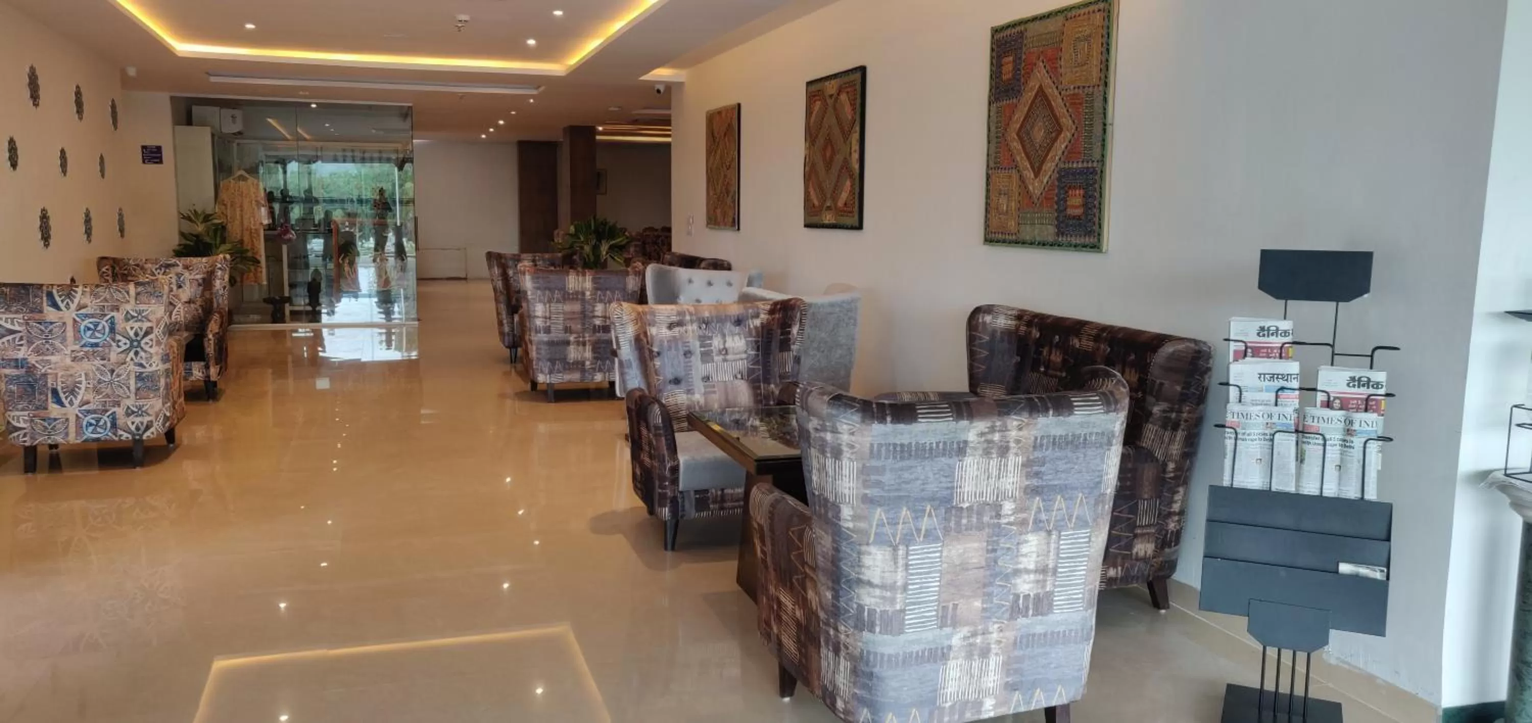 Lobby or reception in Bamboo Saa Resort & Spa - Udaipur