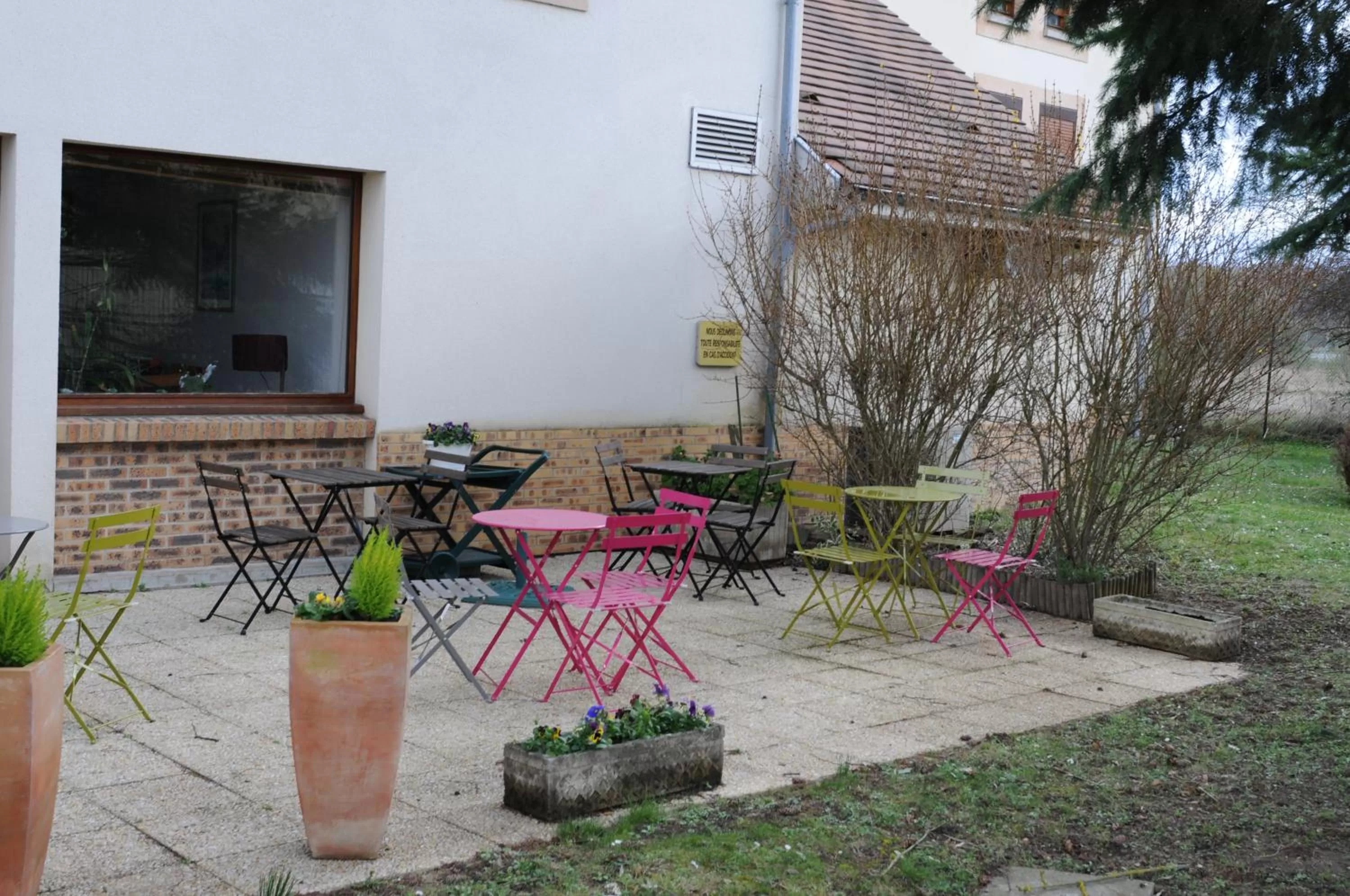 Balcony/Terrace in IKAR - Fasthotel Blois