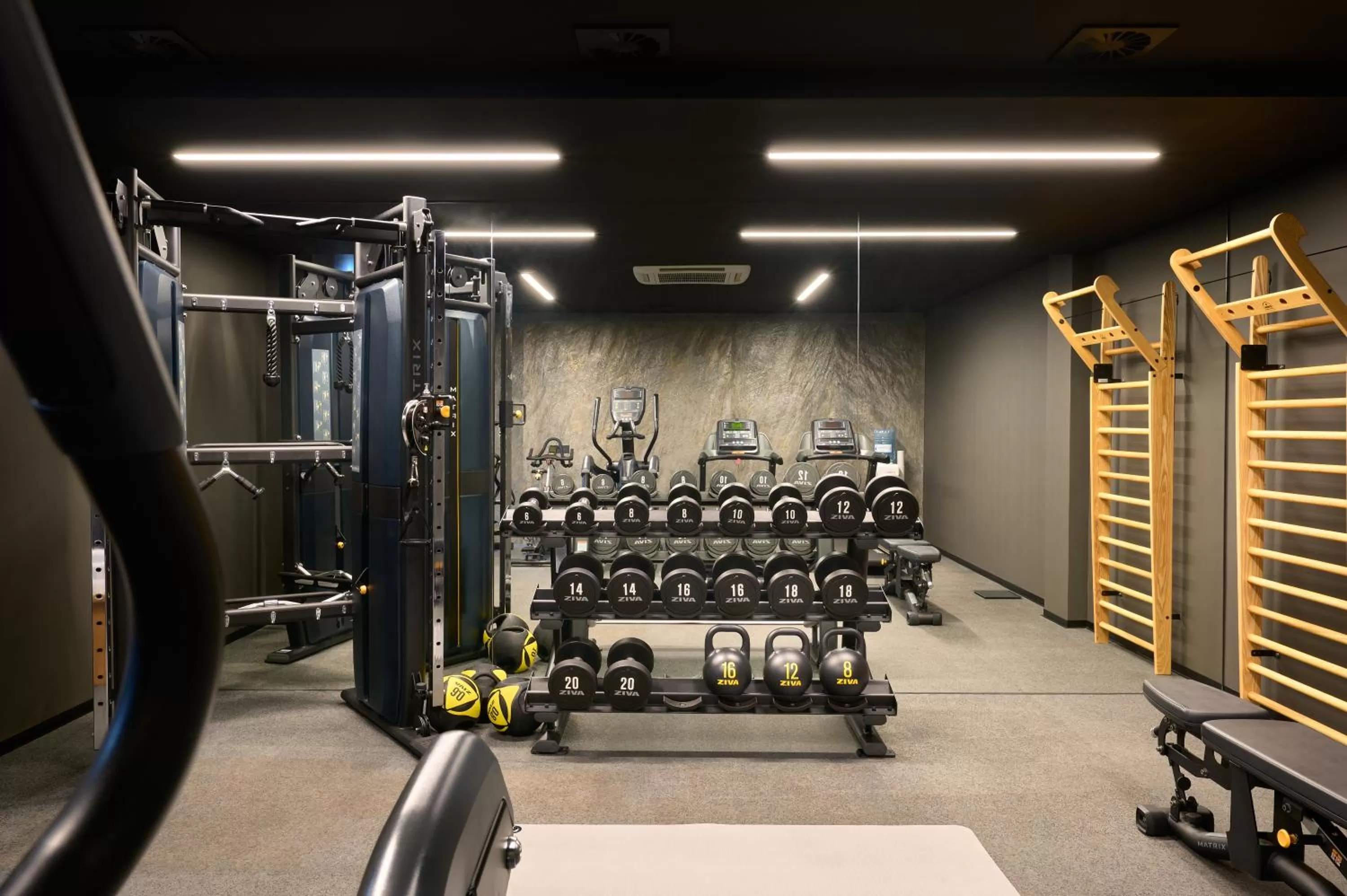 Fitness centre/facilities in Hotel Ambasador