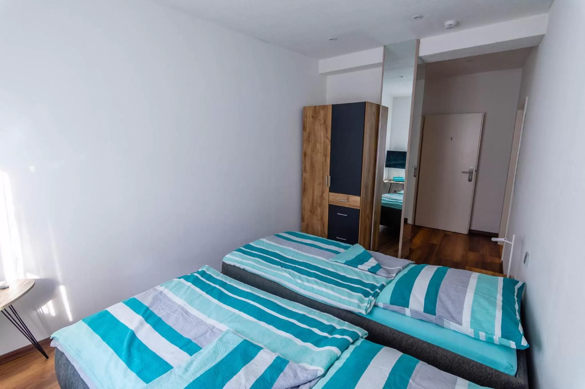 Bedroom, Bed in Gästehaus Jagsttal