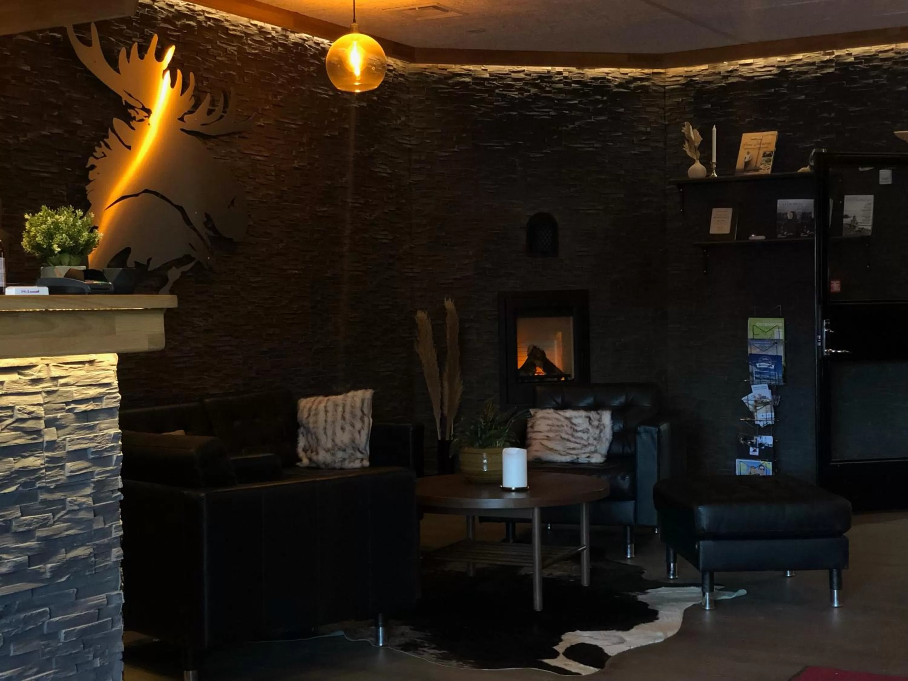 Lobby or reception, Seating Area in Hotel Nordica Strömsund