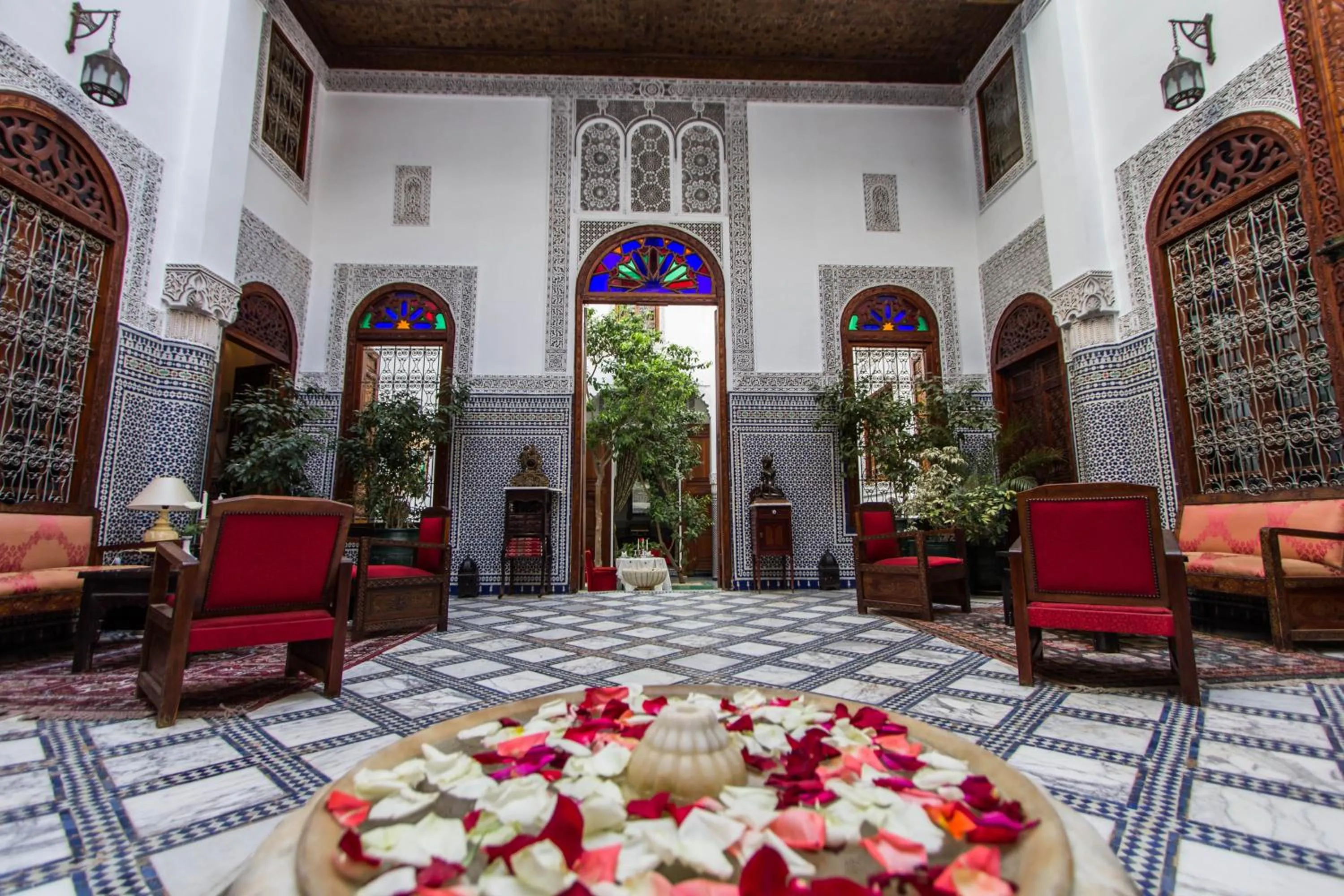 Lobby or reception in Riad - Dar Al Andalous