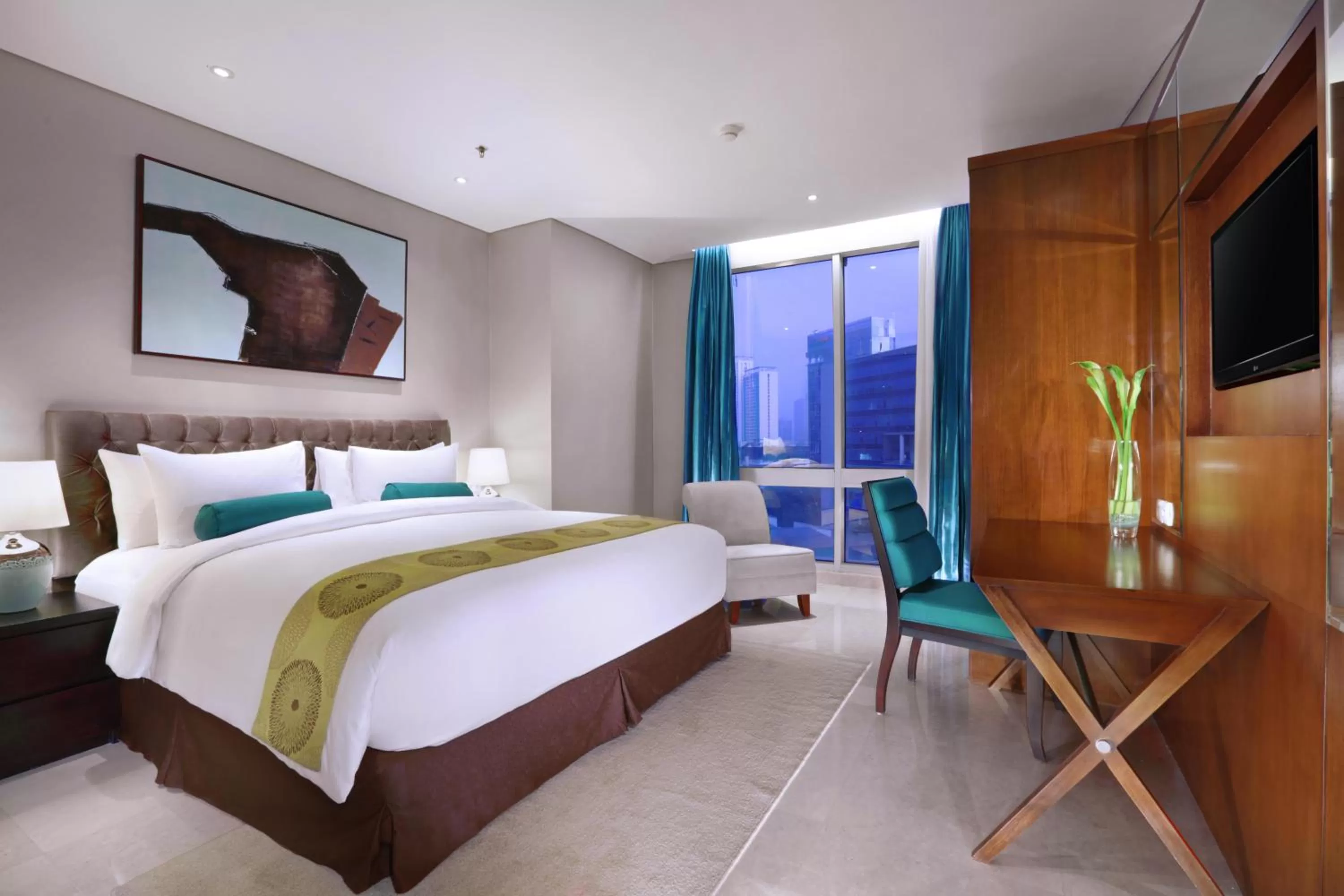 Bedroom, Bed in The Grove Suites by Grand Aston