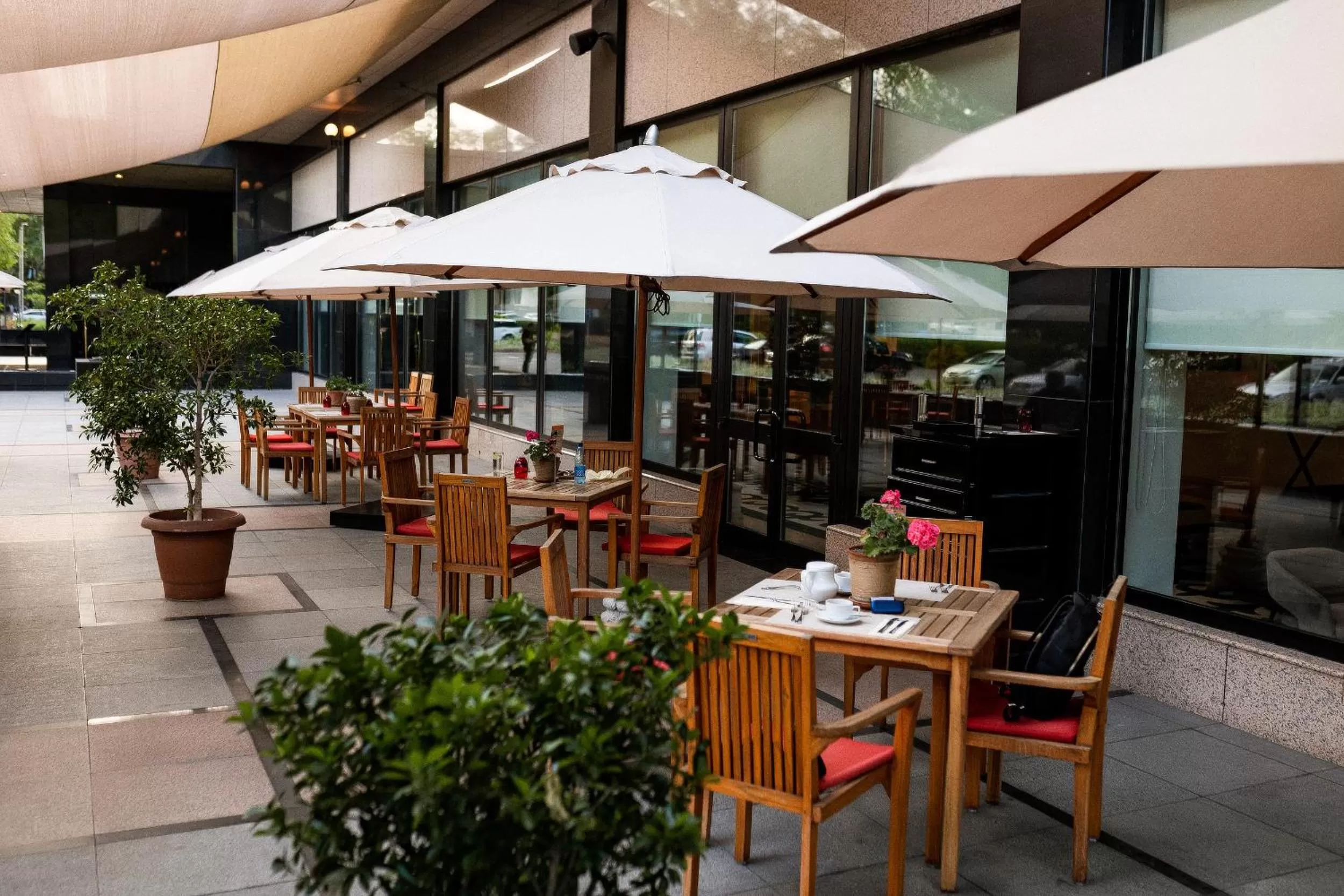 On site in Hyatt Regency Bishkek