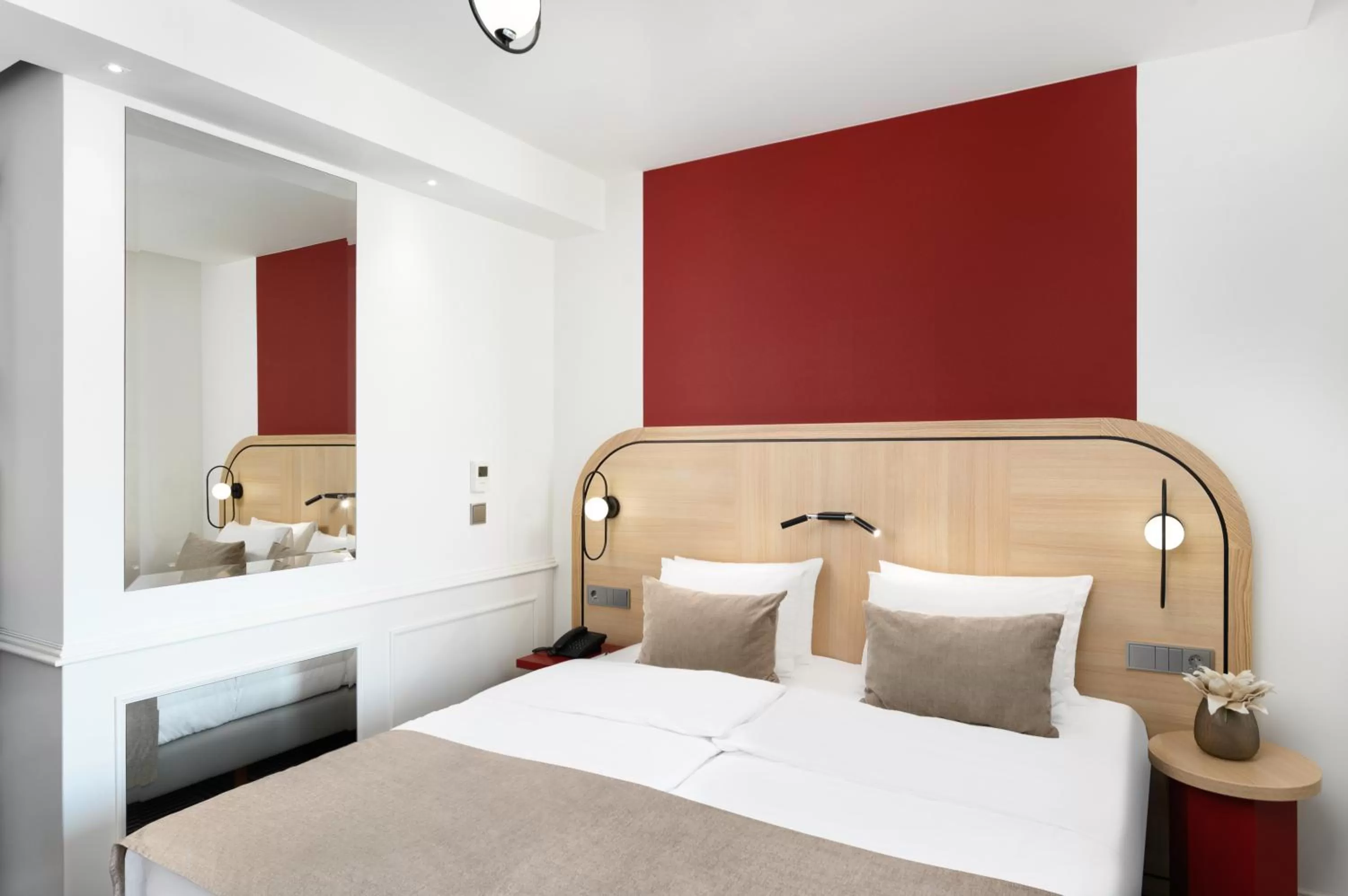 Bedroom, Bed in Hotel Oktogon Haggenmacher by Continental Group