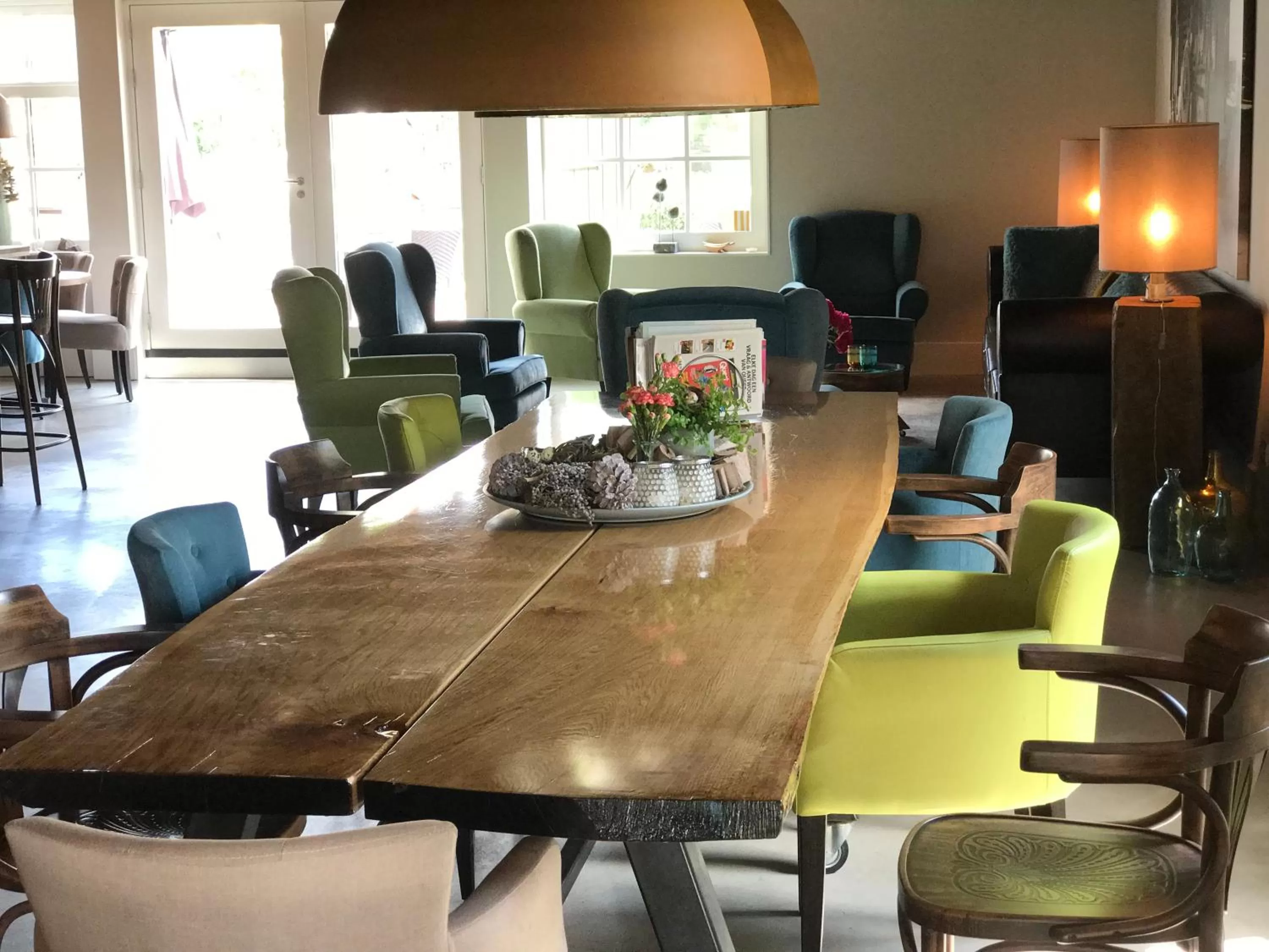 Decorative detail, Dining Area in Hotel Lemmer