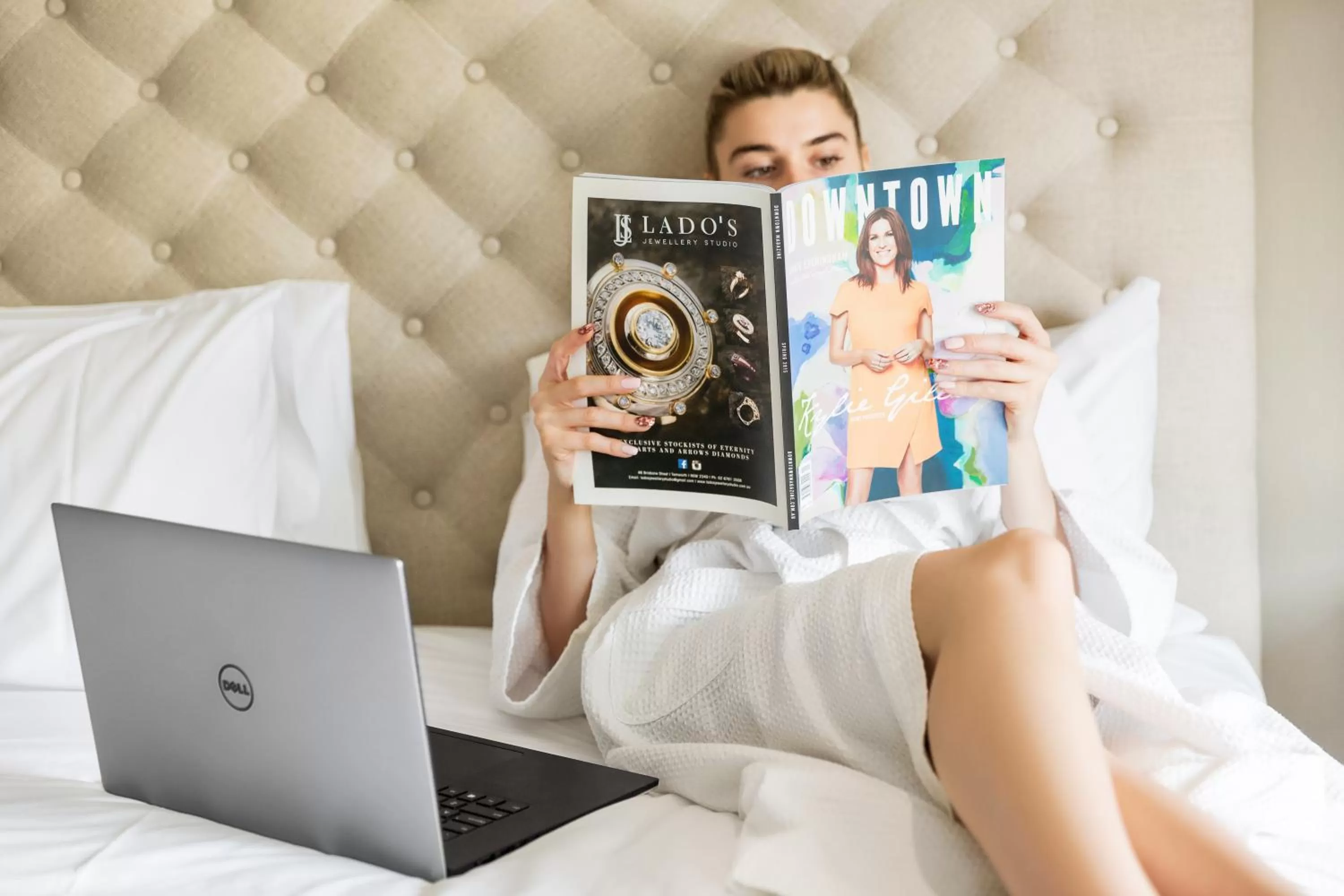 Decorative detail, Bed in Best Western Sanctuary Inn