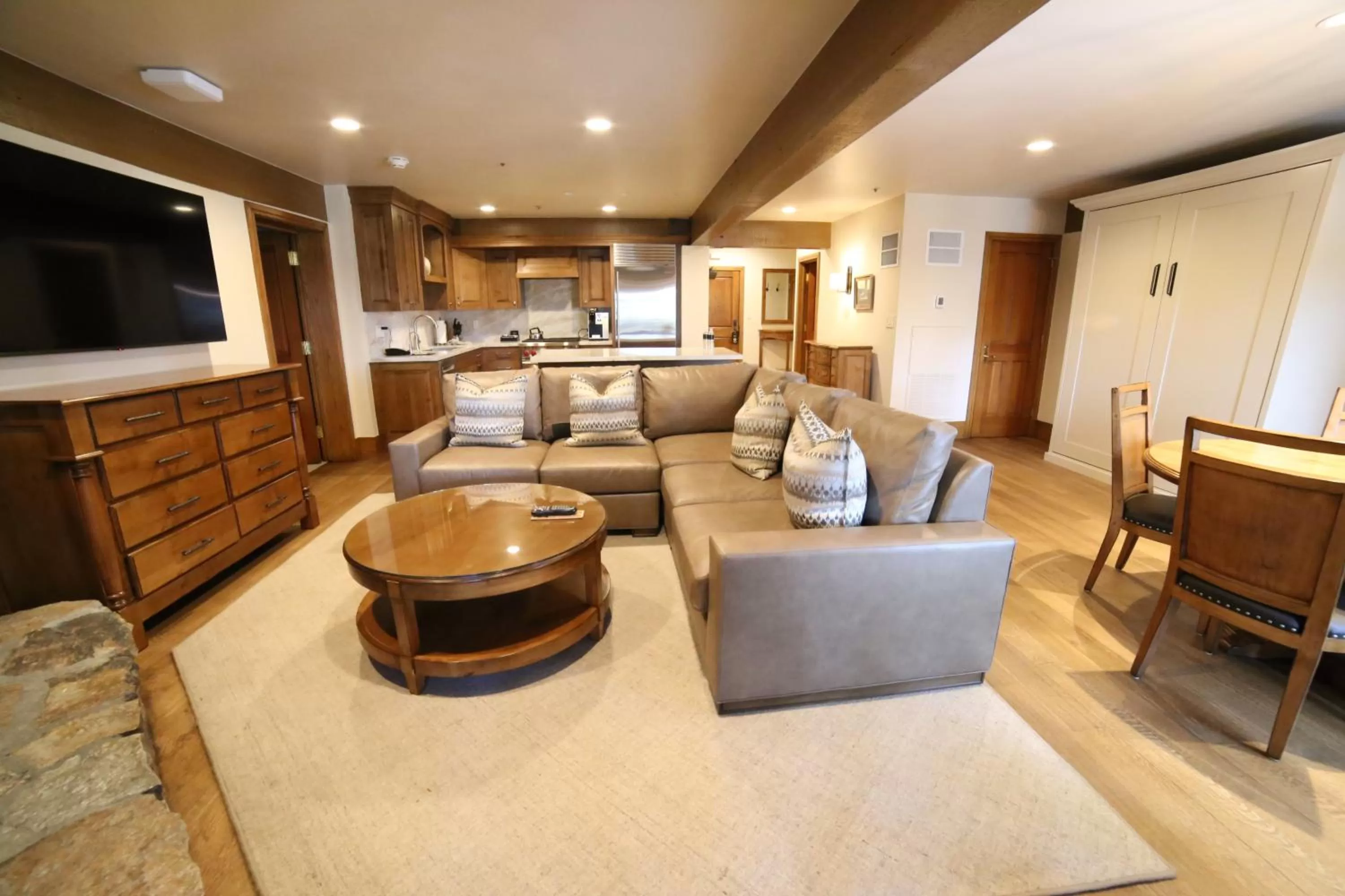 Living room in Stein Eriksen Lodge Deer Valley