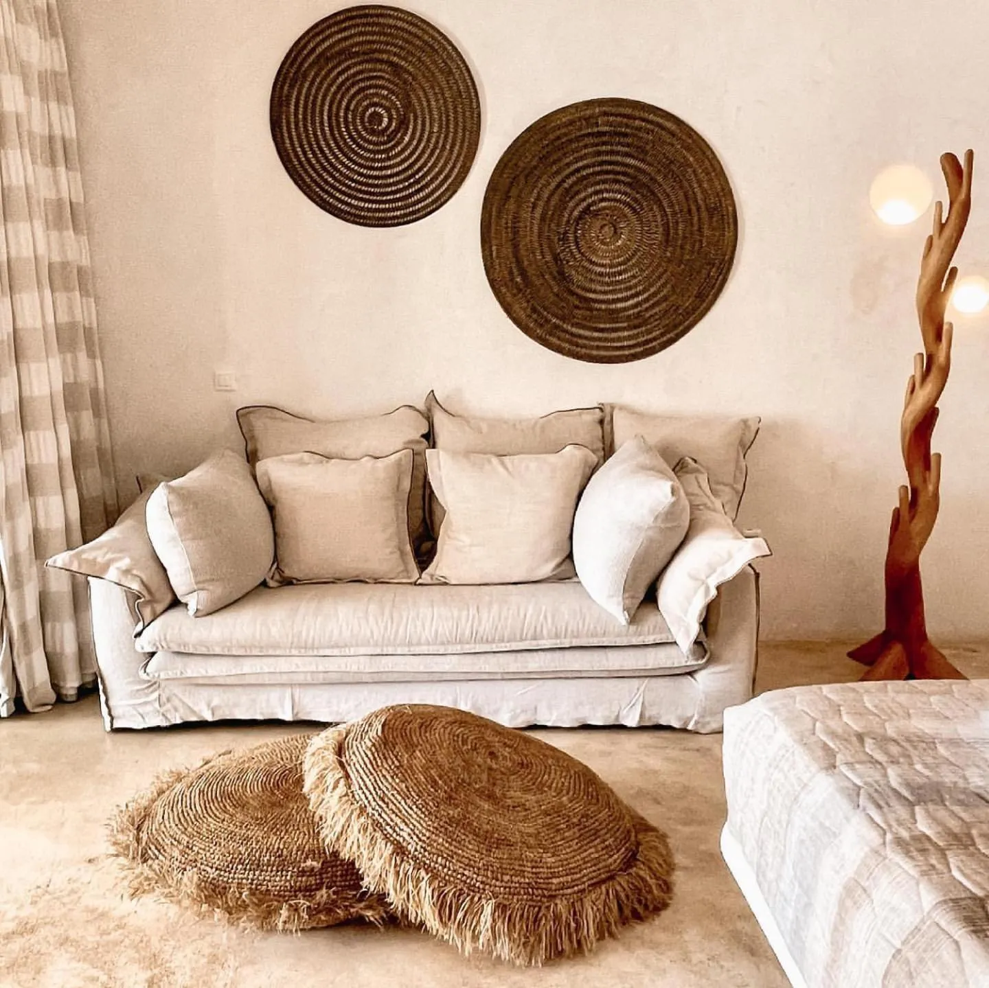 Seating area in Panormos Village Hotel