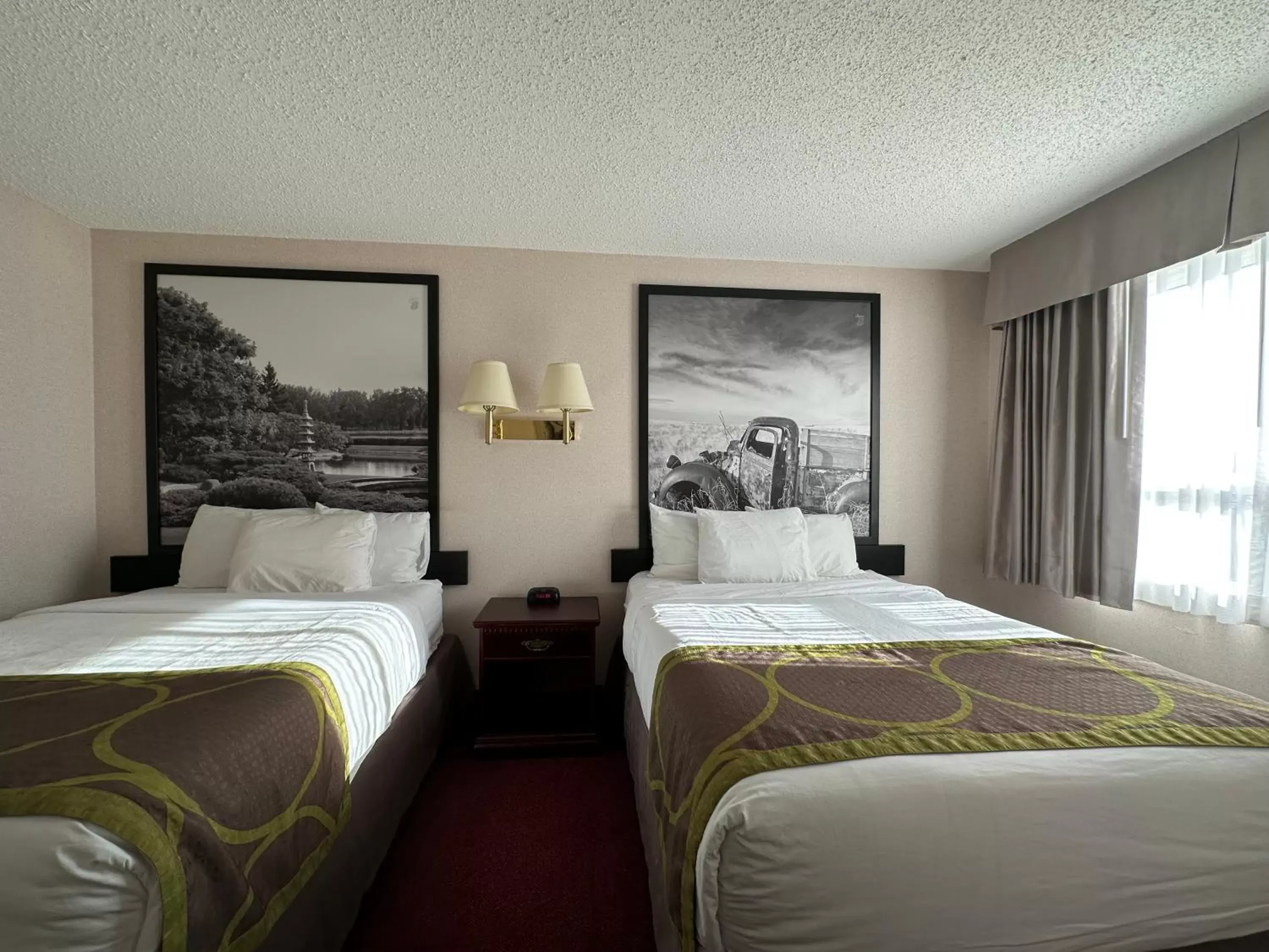 Deluxe Double Room with Two Double Beds - Pet Friendly - Non-Smoking in Super 8 by Wyndham Lethbridge Deluxe Double Room with Two Double Beds - Pet Friendly - Non-Smoking in Super 8 by Wyndham Lethbridge