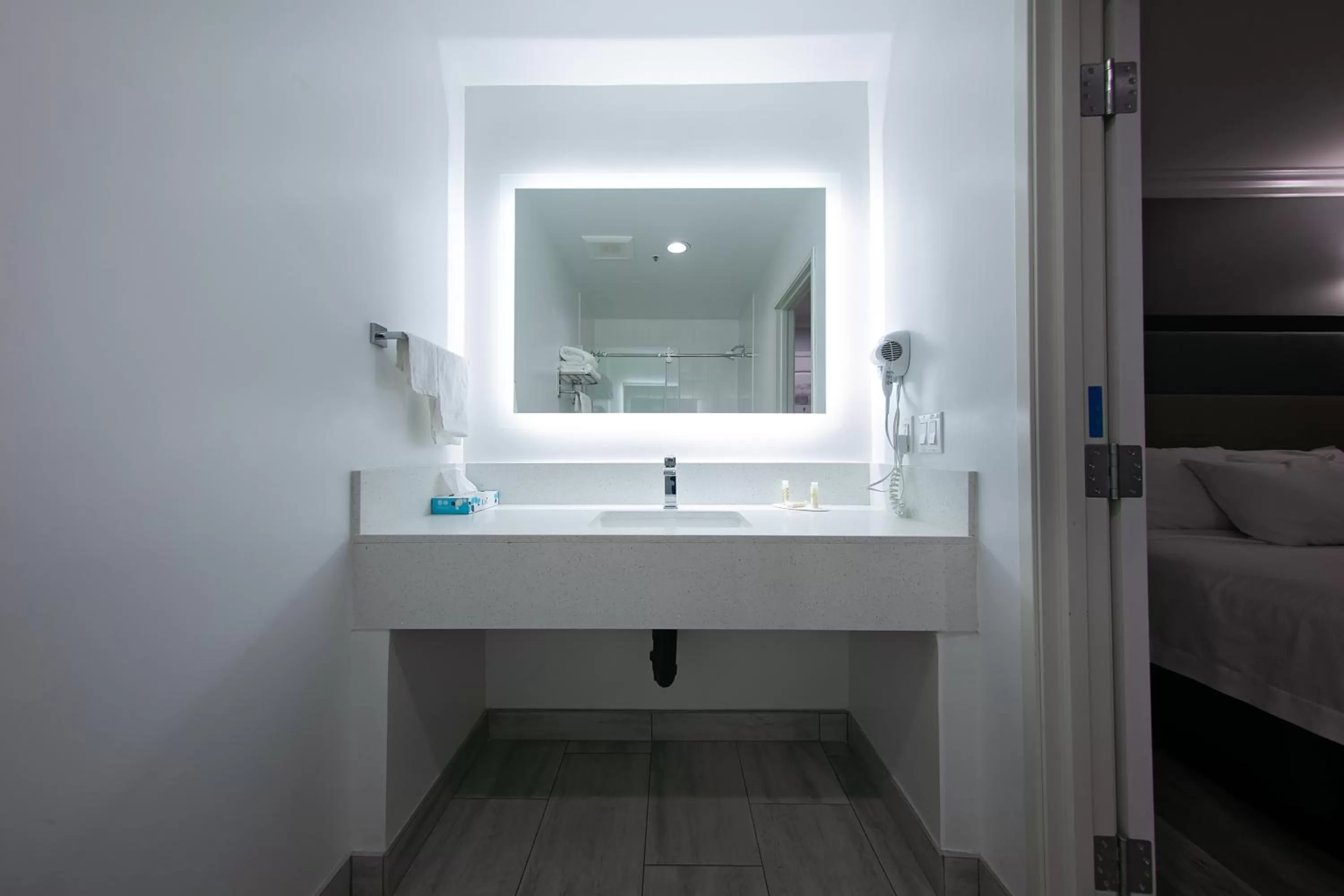 Bathroom in Travelodge Inn & Suites by Wyndham West Covina