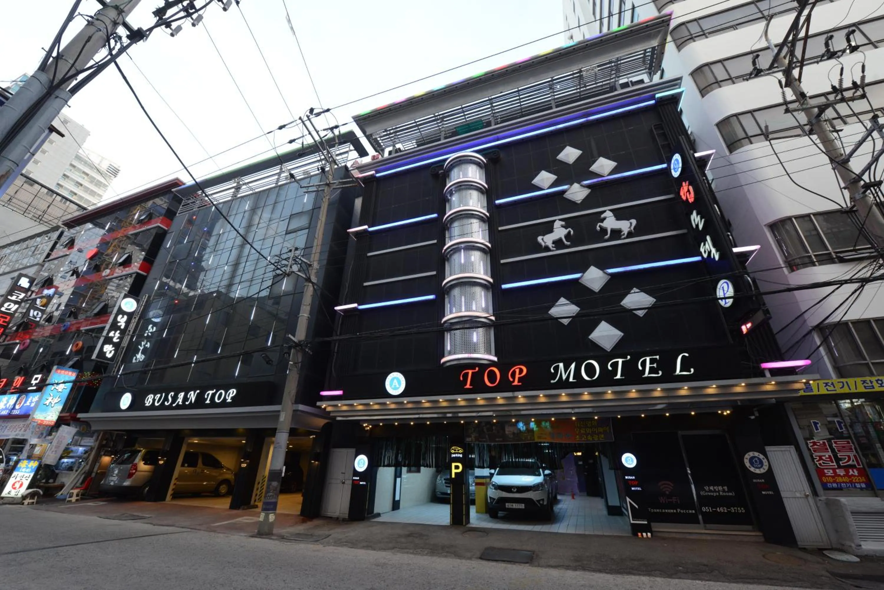 Property building in Top Motel Busan