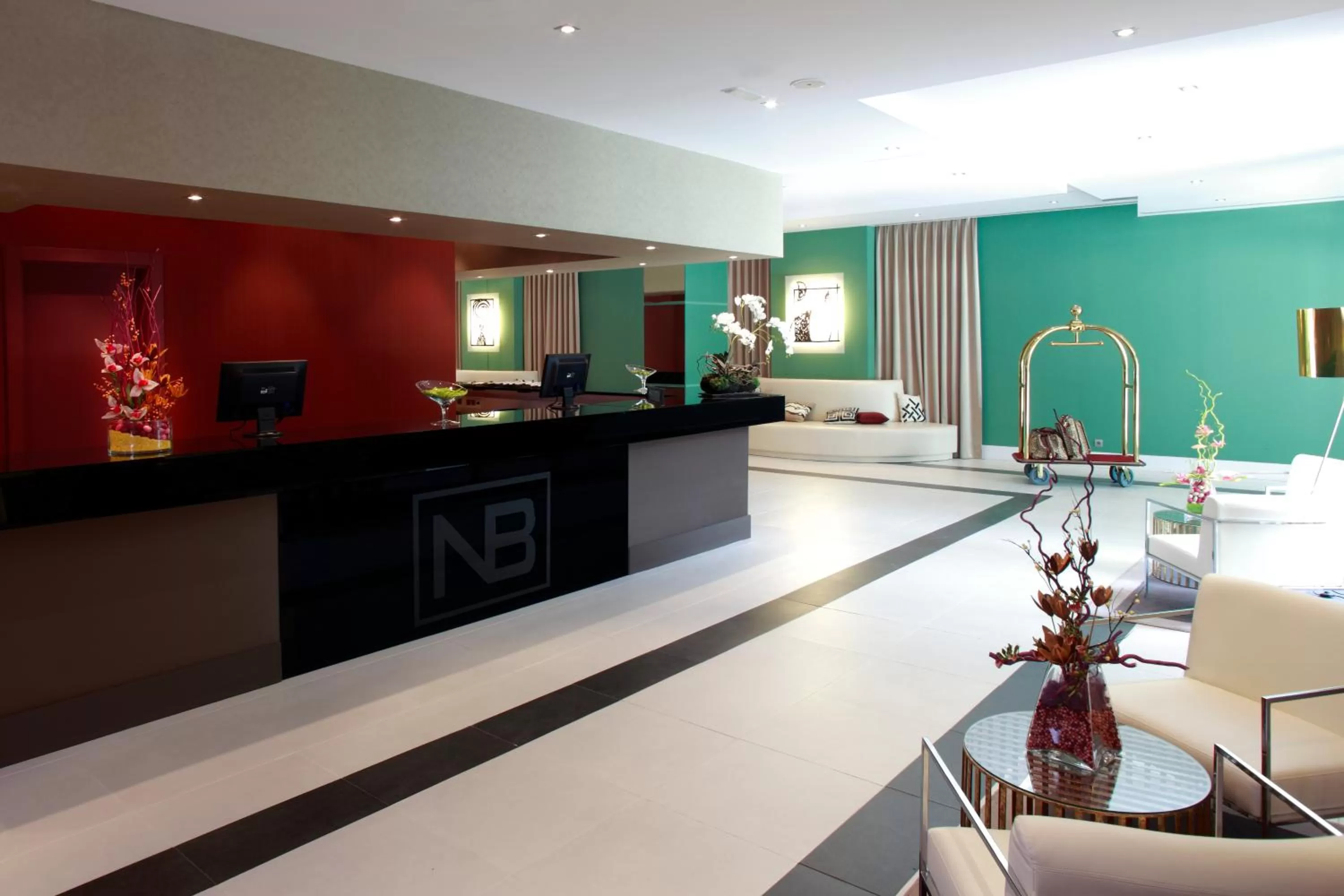 Lobby or reception in Hotel Nuevo Boston