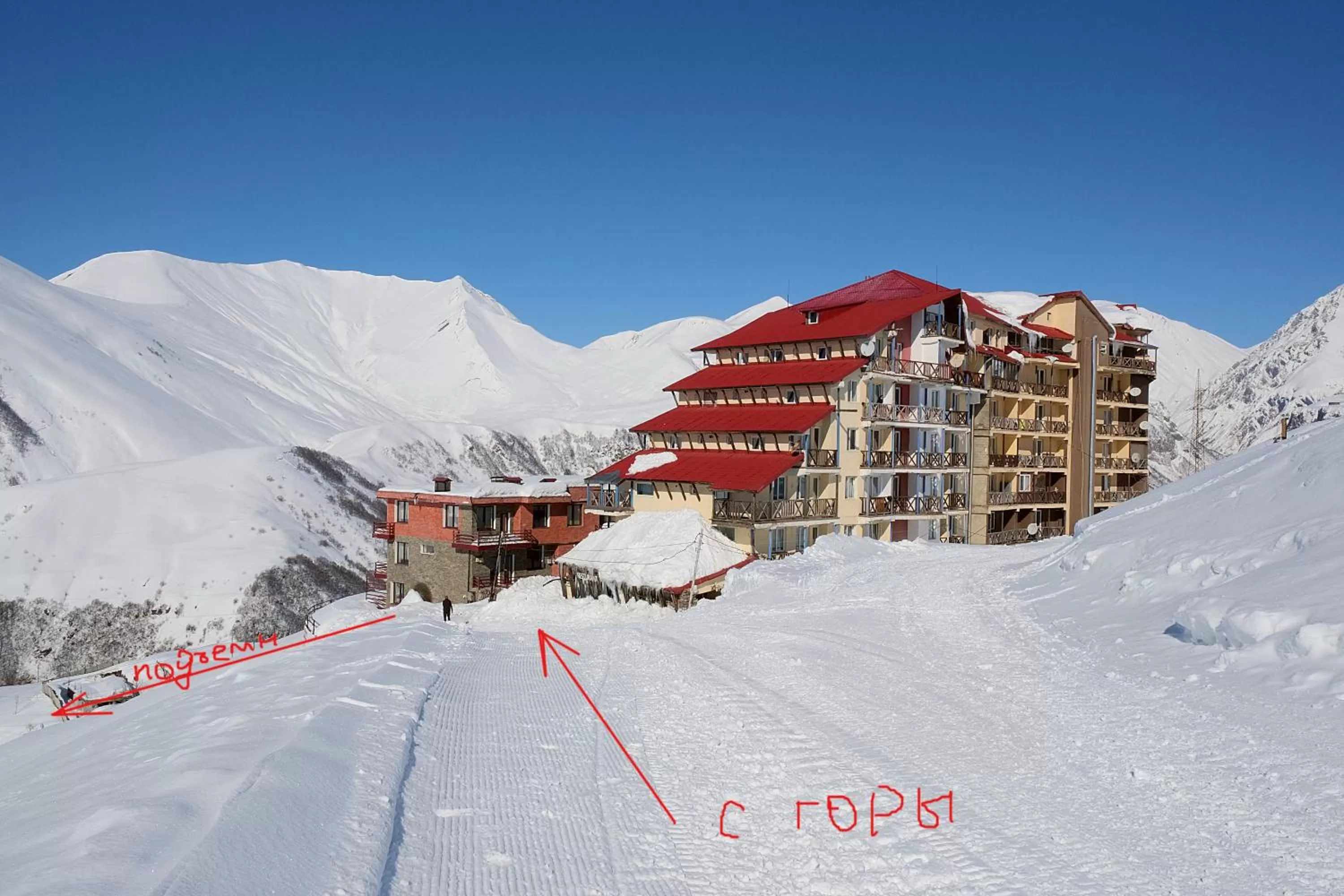 Property building, Winter in 2-room Apartment NFT Gudauri Penta 503