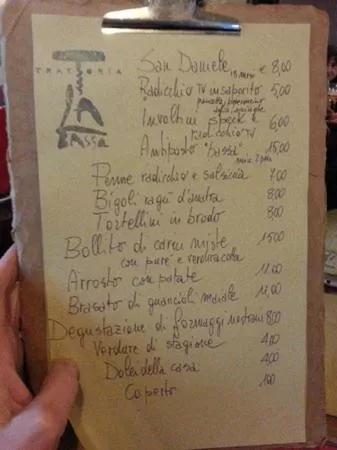 Restaurant/places to eat in Treviso Rooms