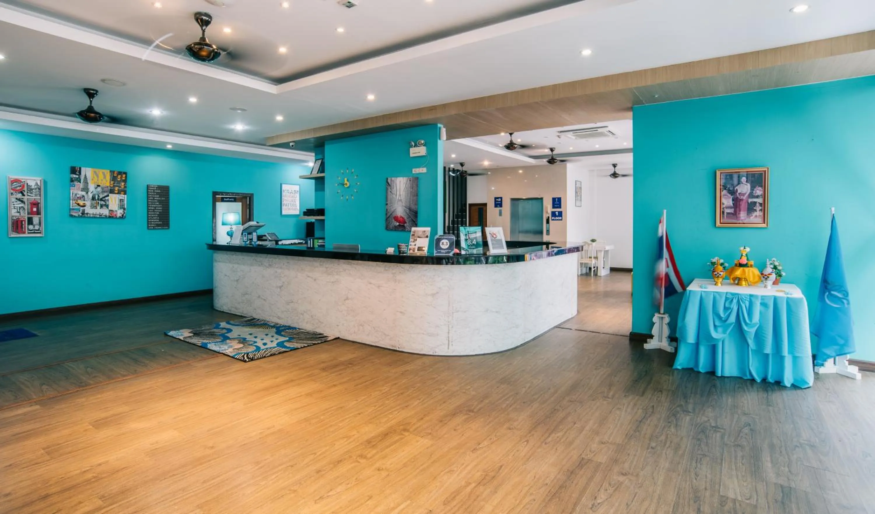 Lobby or reception in iCheck inn Central Patong