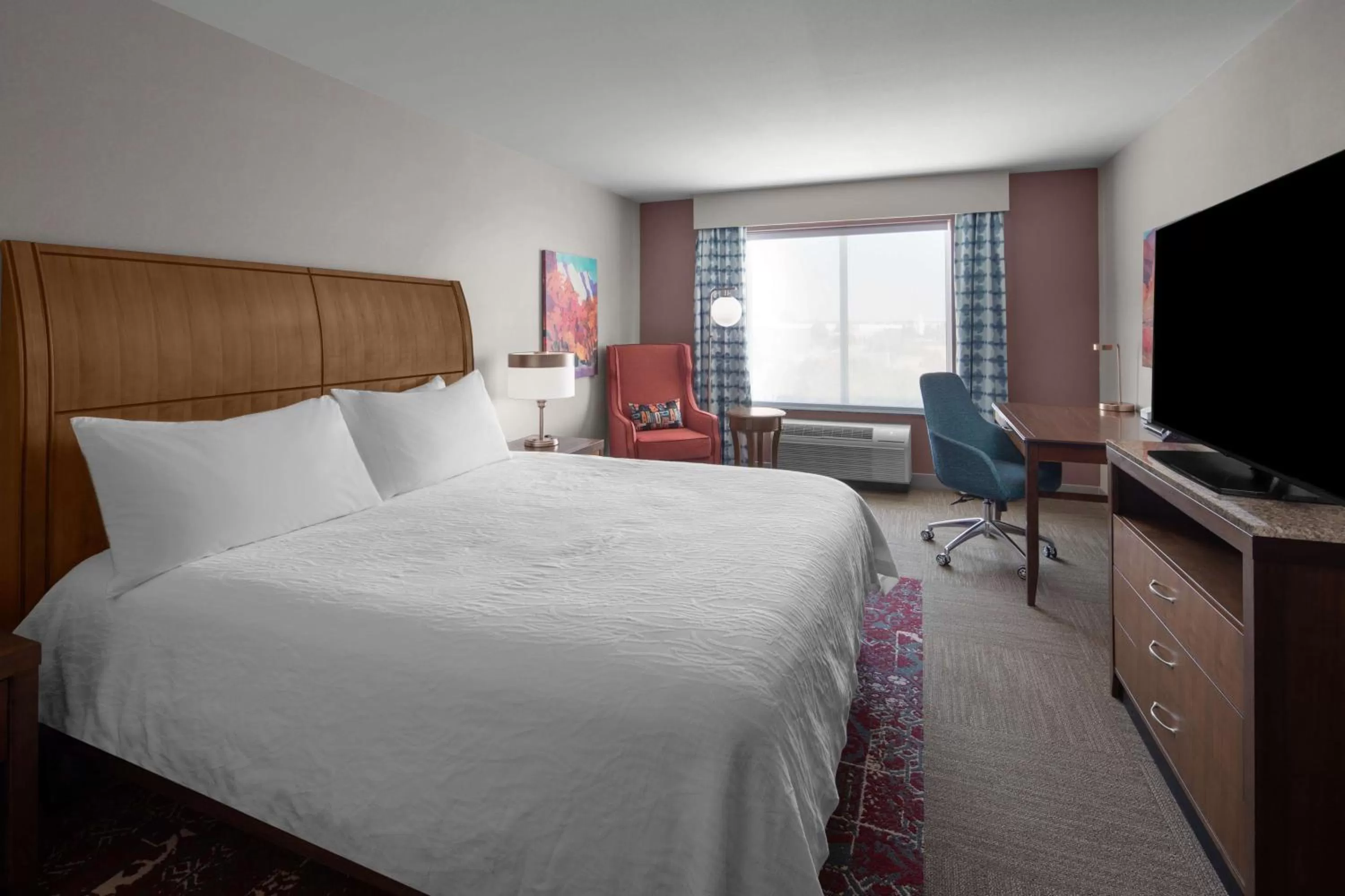 Bedroom, Bed in Hilton Garden Inn - Salt Lake City Airport