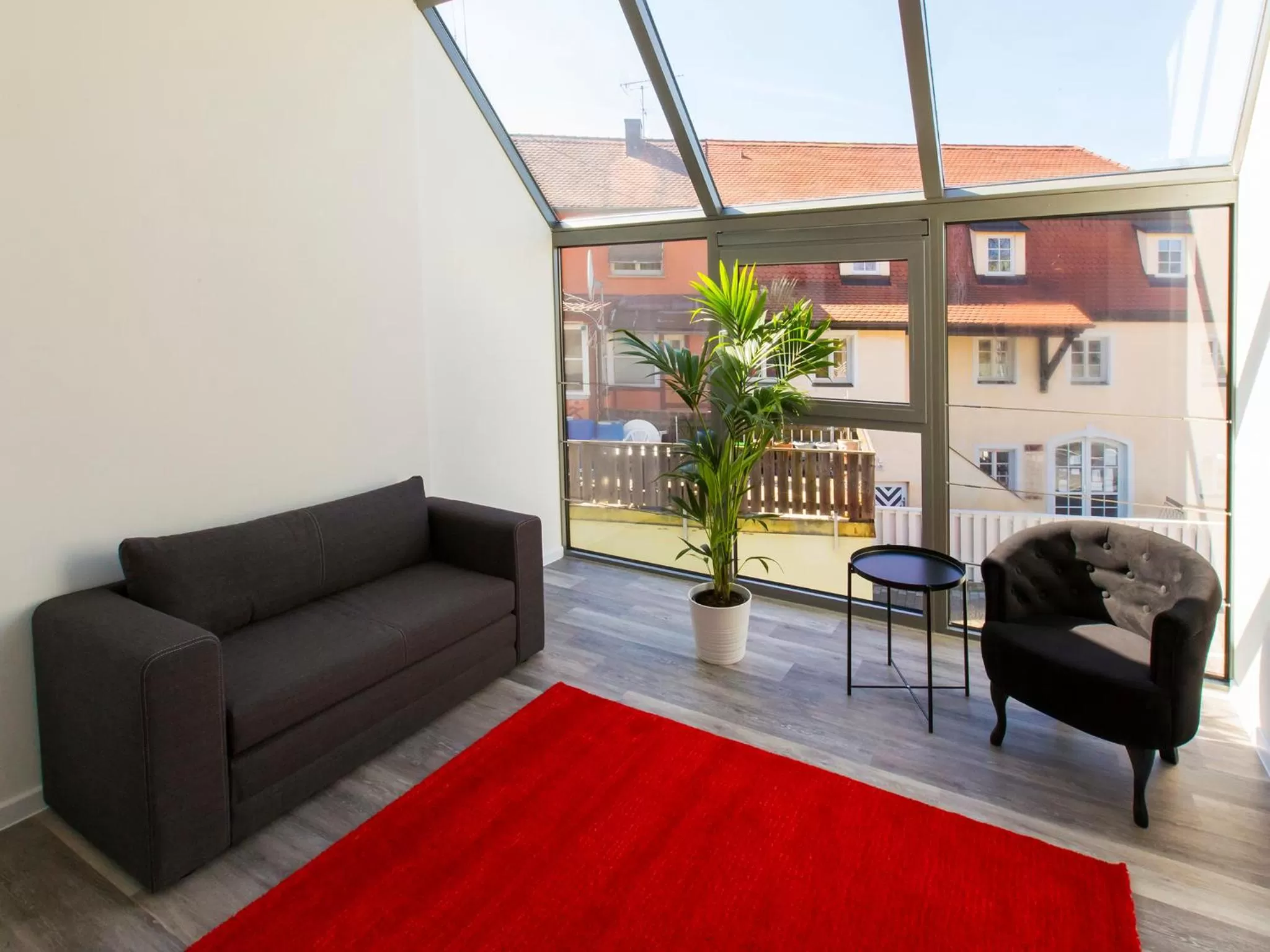 Seating area in DORMERO Hotel Roth