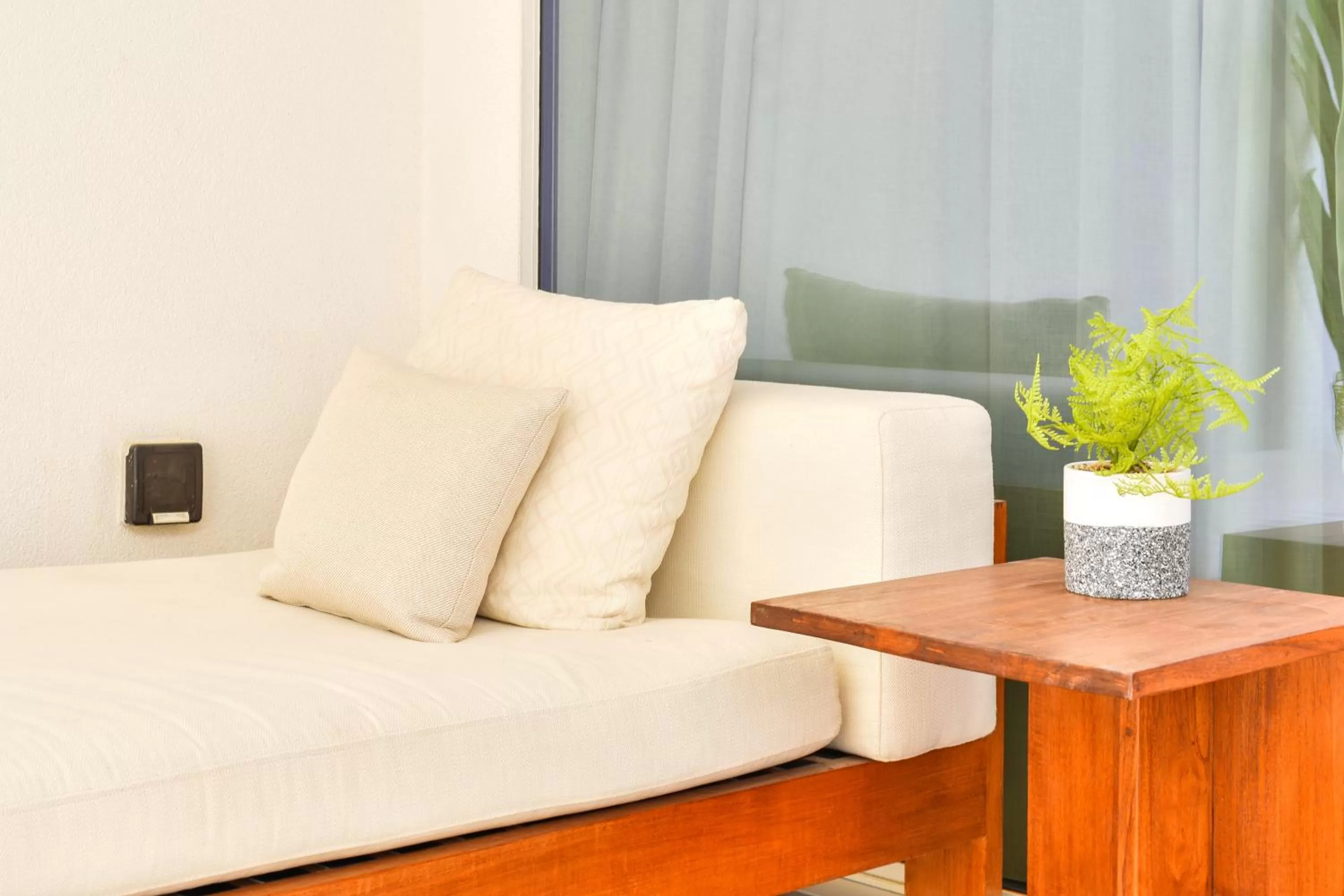 Balcony/Terrace, Seating Area in Five Palm Residences