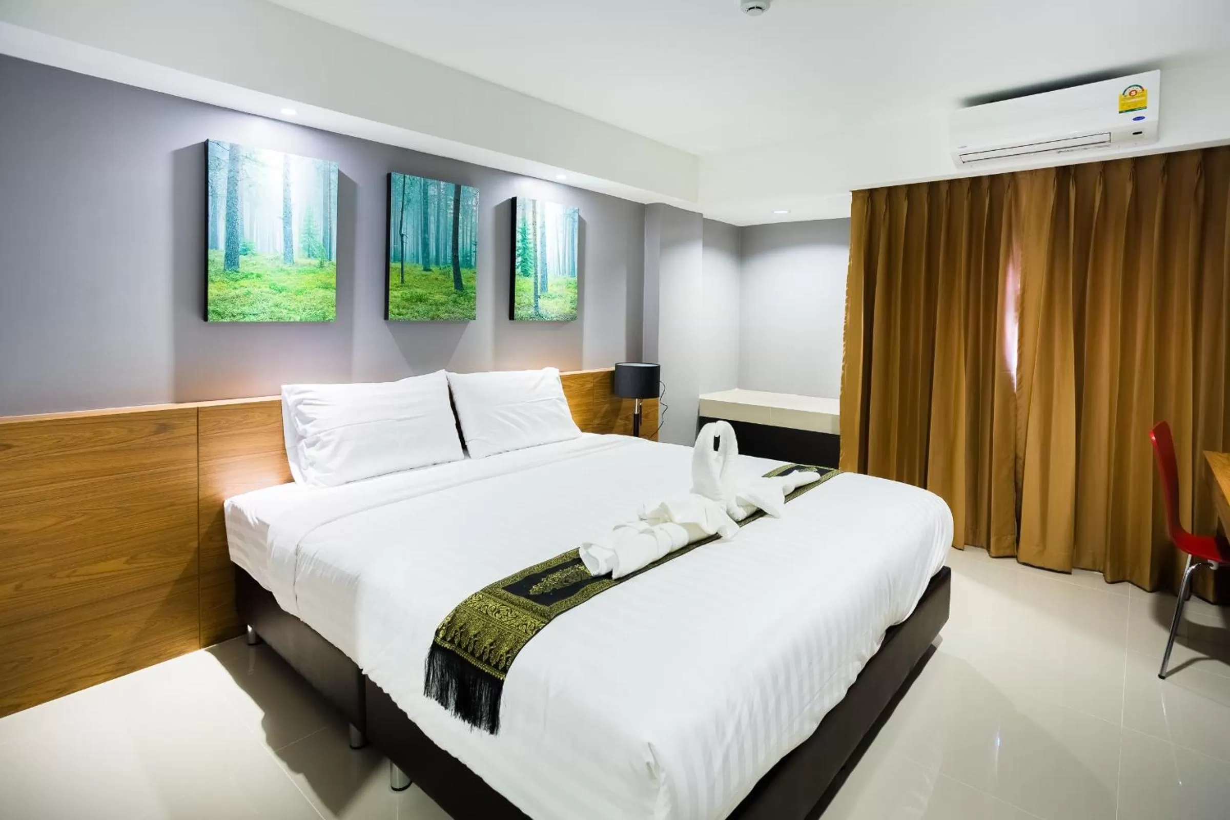 Bed in PP@Hotel Rangsit